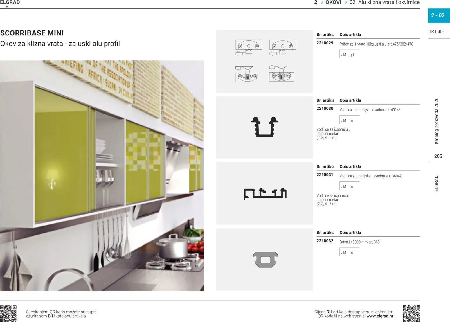 Elgrad - ALU klizna vrata i okvirnice