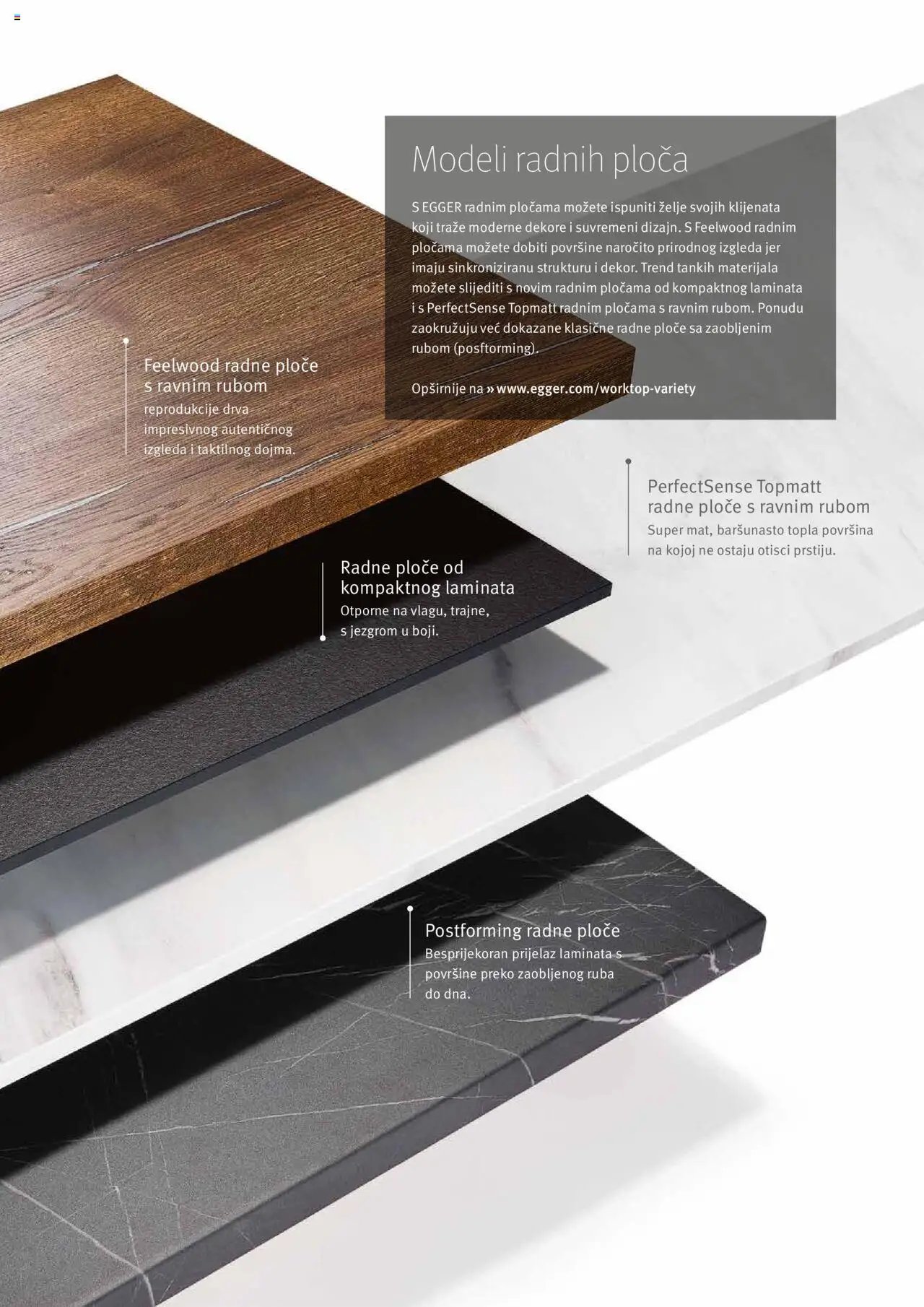 Elgrad - Egger radne ploče – Upute za preradu i dodaci