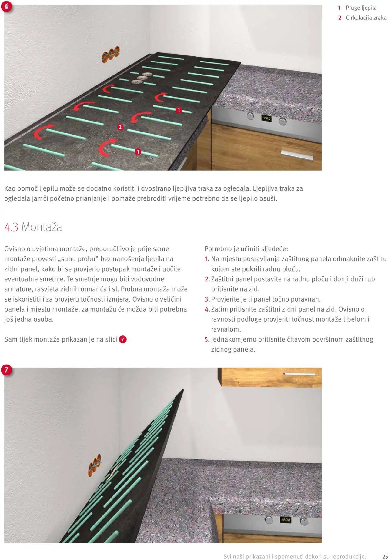 Elgrad - Egger radne ploče – Upute za preradu i dodaci