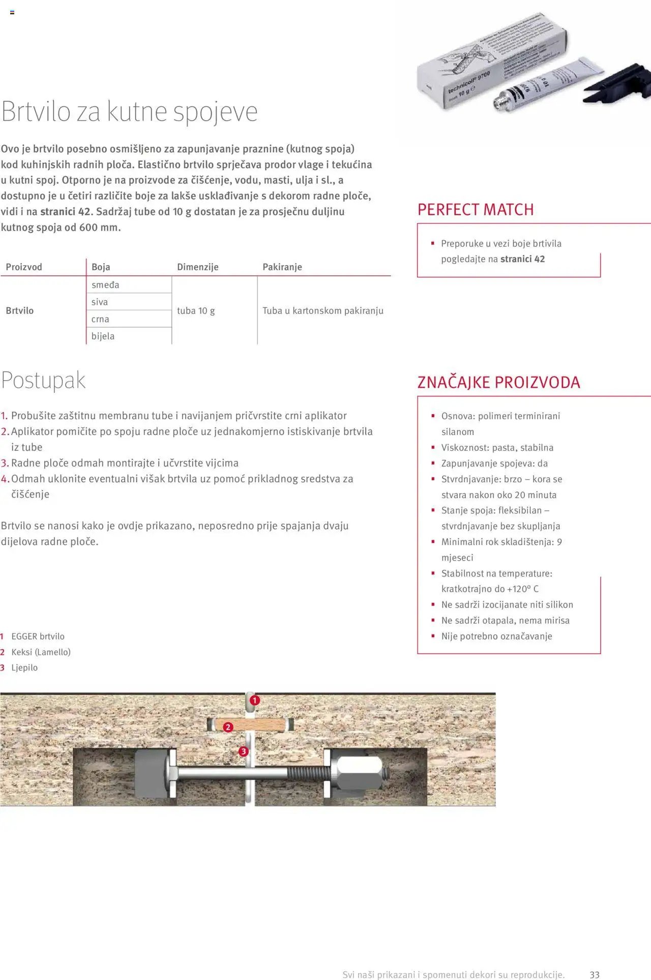 Elgrad - Egger radne ploče – Upute za preradu i dodaci