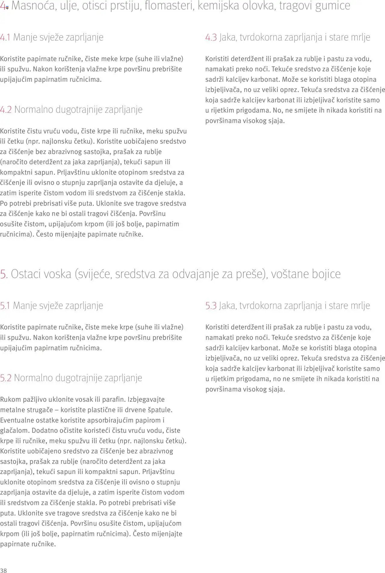 Elgrad - Egger radne ploče – Upute za preradu i dodaci