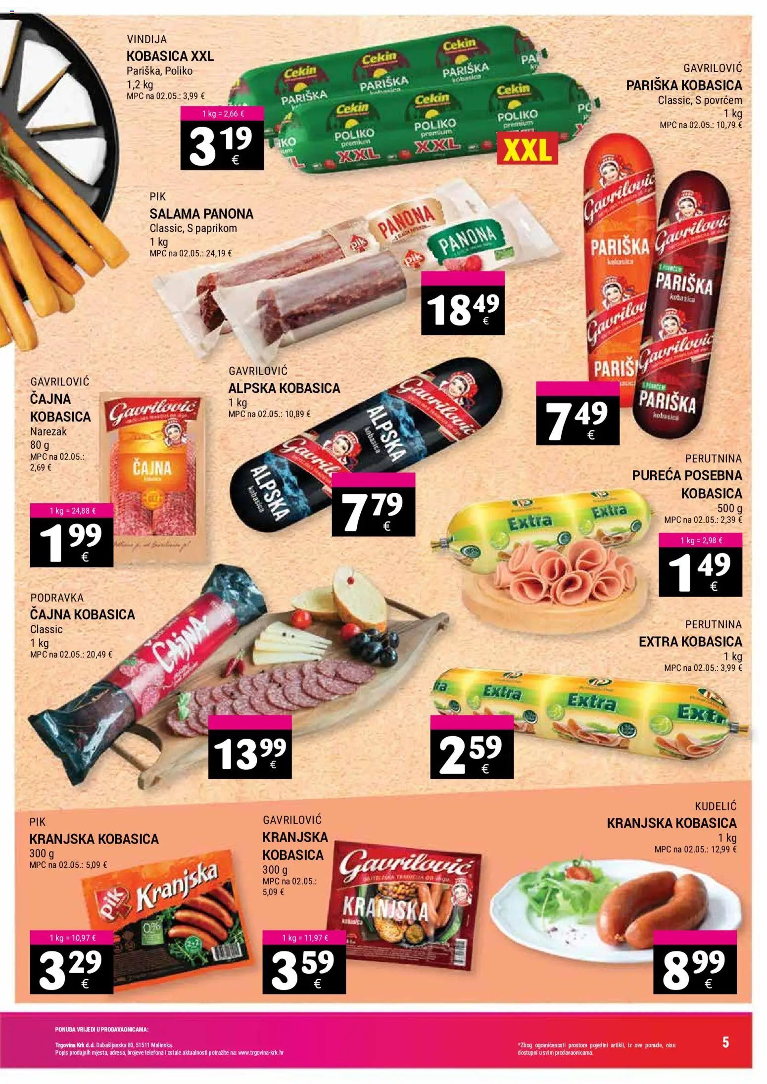 Trgovina Krk Katalog