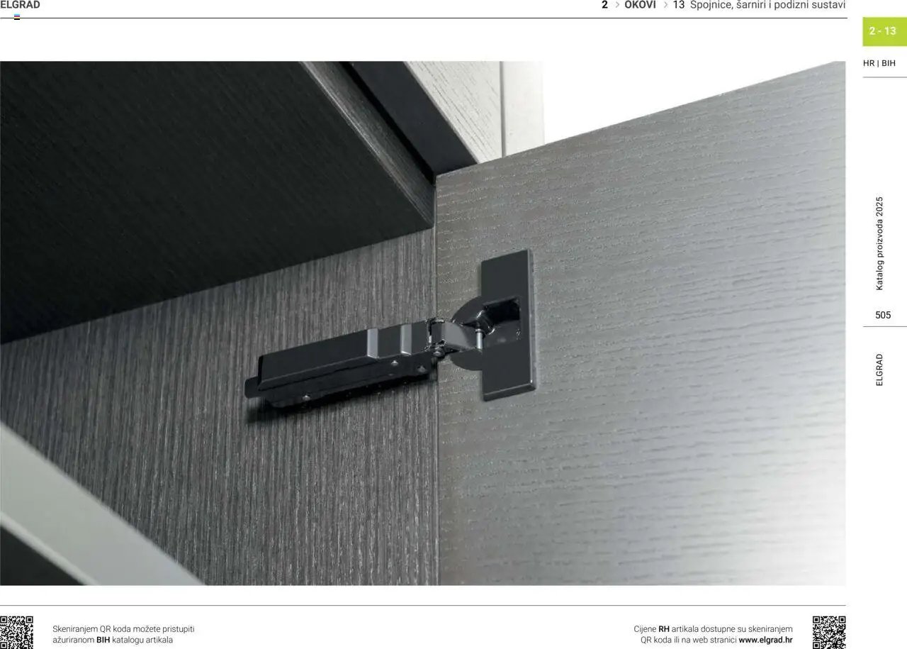 Elgrad - Spojnice, šarniri i podizni sustavi