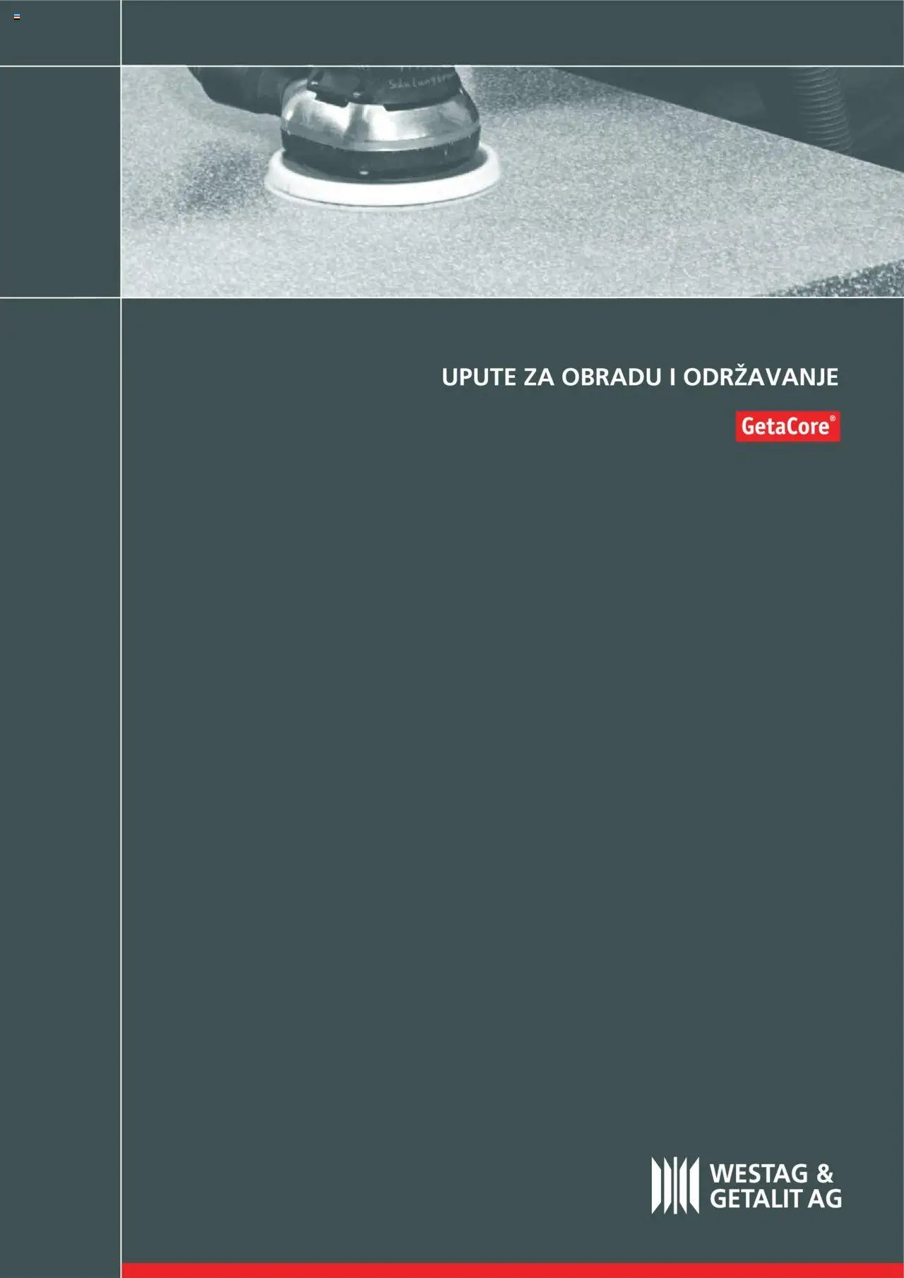 Elgrad - Getacore upute za obradu i održavanje