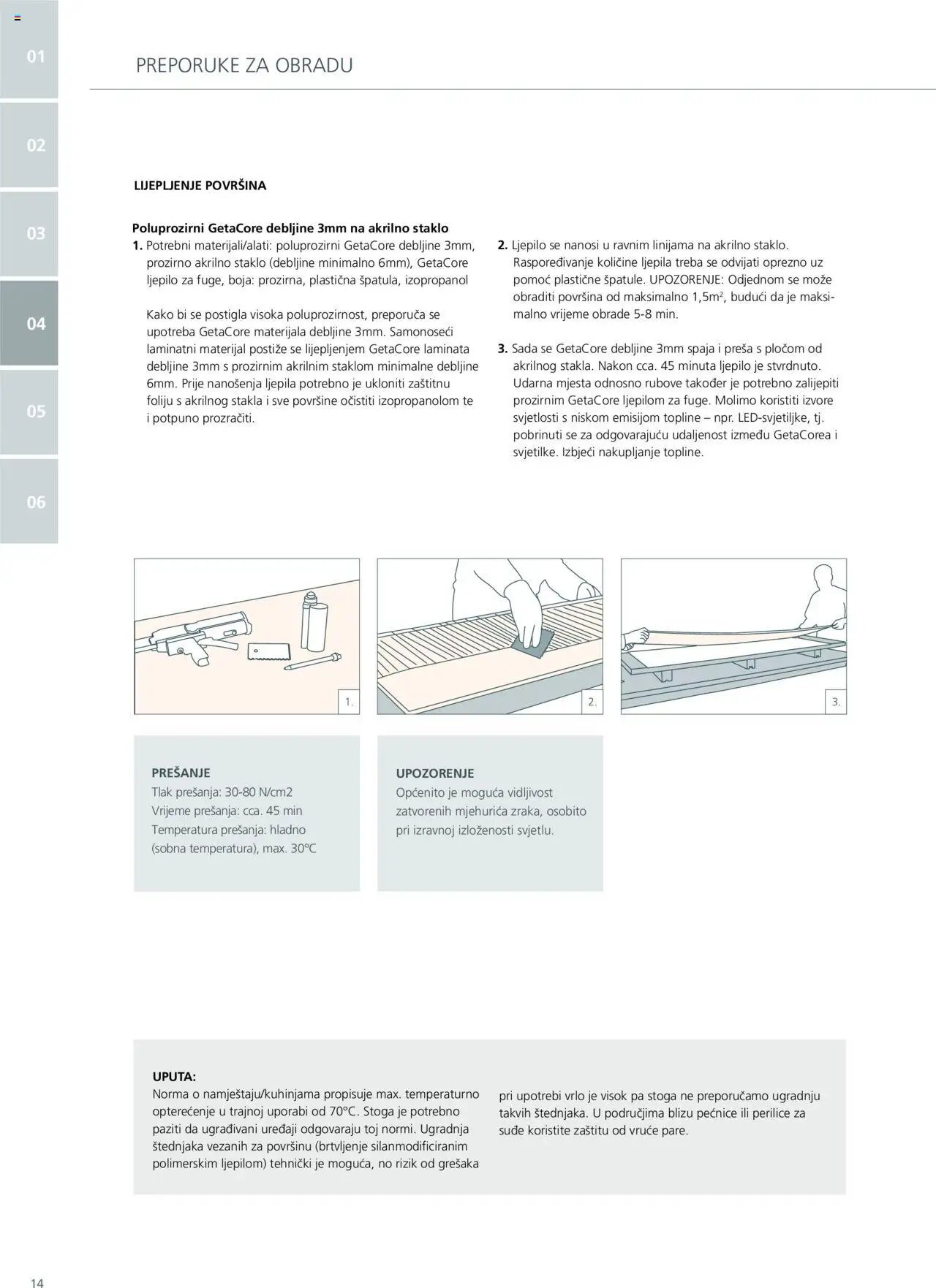 Elgrad - Getacore upute za obradu i održavanje