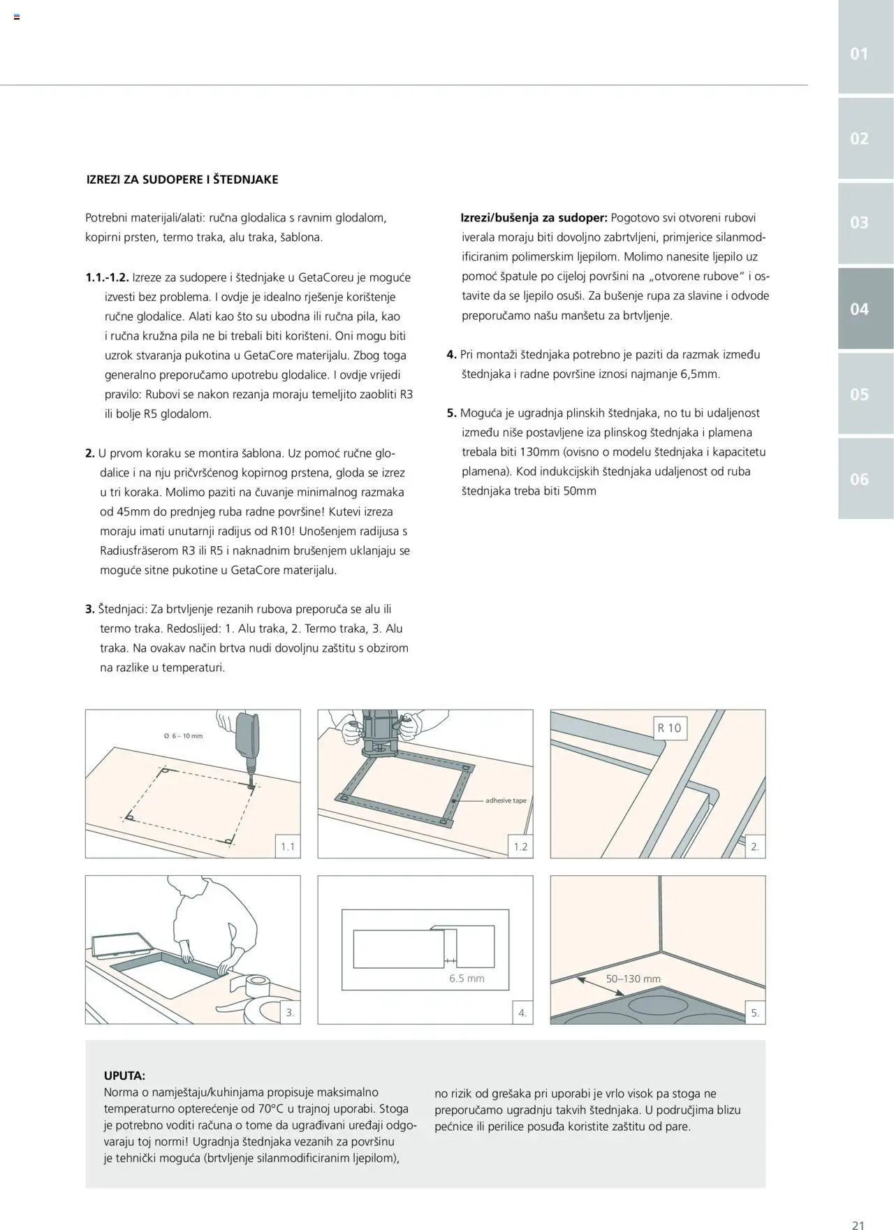 Elgrad - Getacore upute za obradu i održavanje