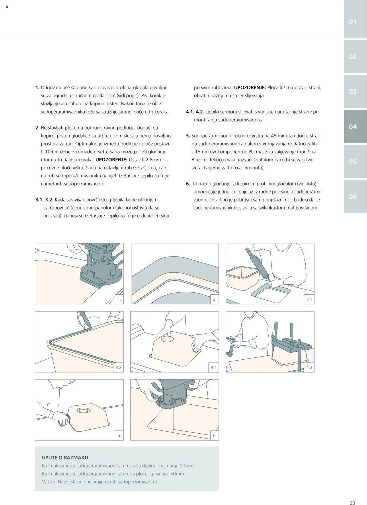 Elgrad - Getacore upute za obradu i održavanje