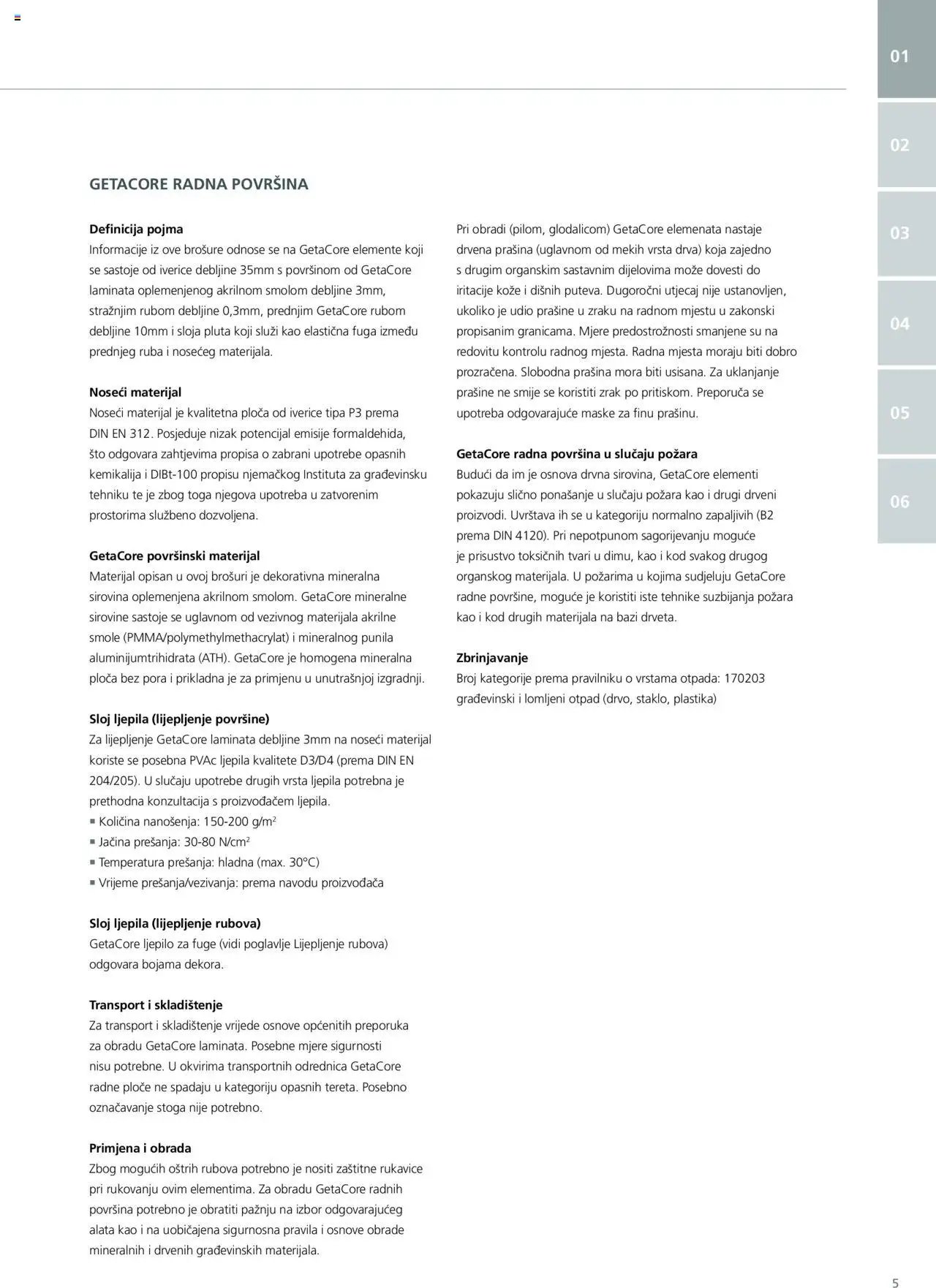 Elgrad - Getacore upute za obradu i održavanje