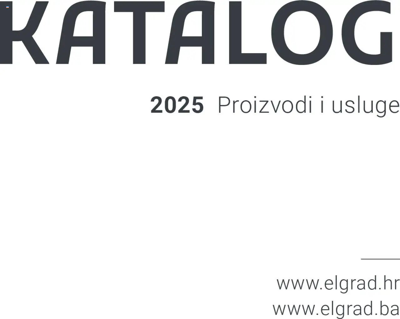 Elgrad - Katalog 2025