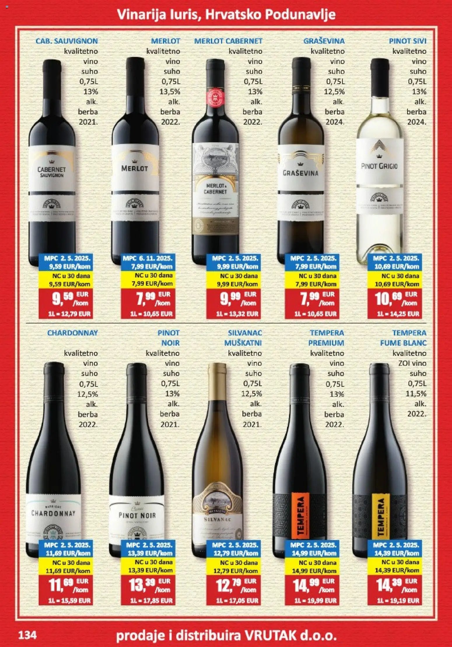 Vrutak - Katalog