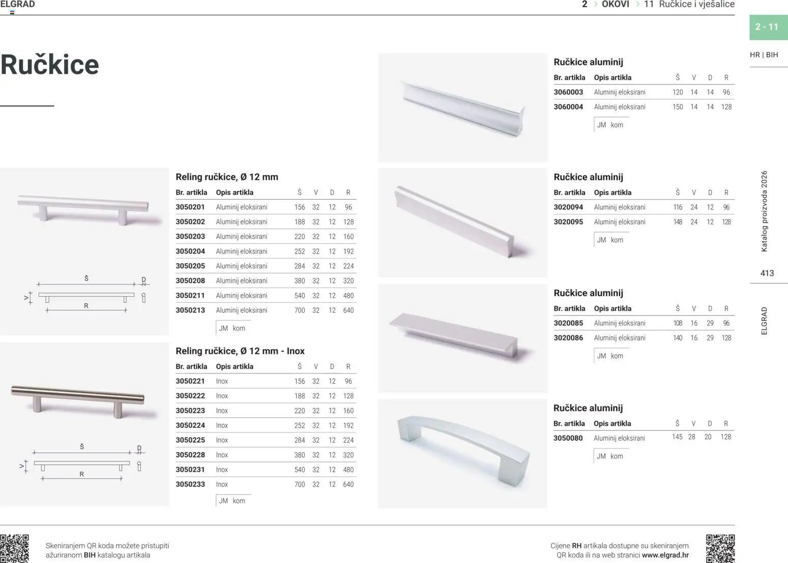 Elgrad - Ručkice i vješalice