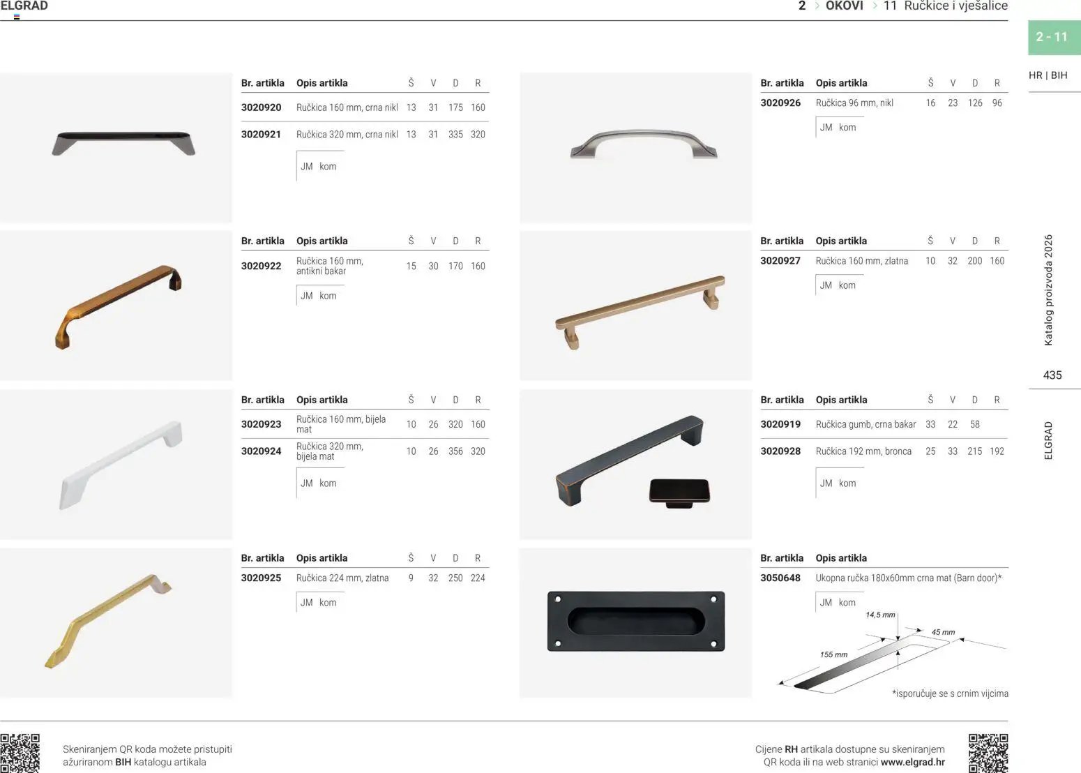 Elgrad - Ručkice i vješalice