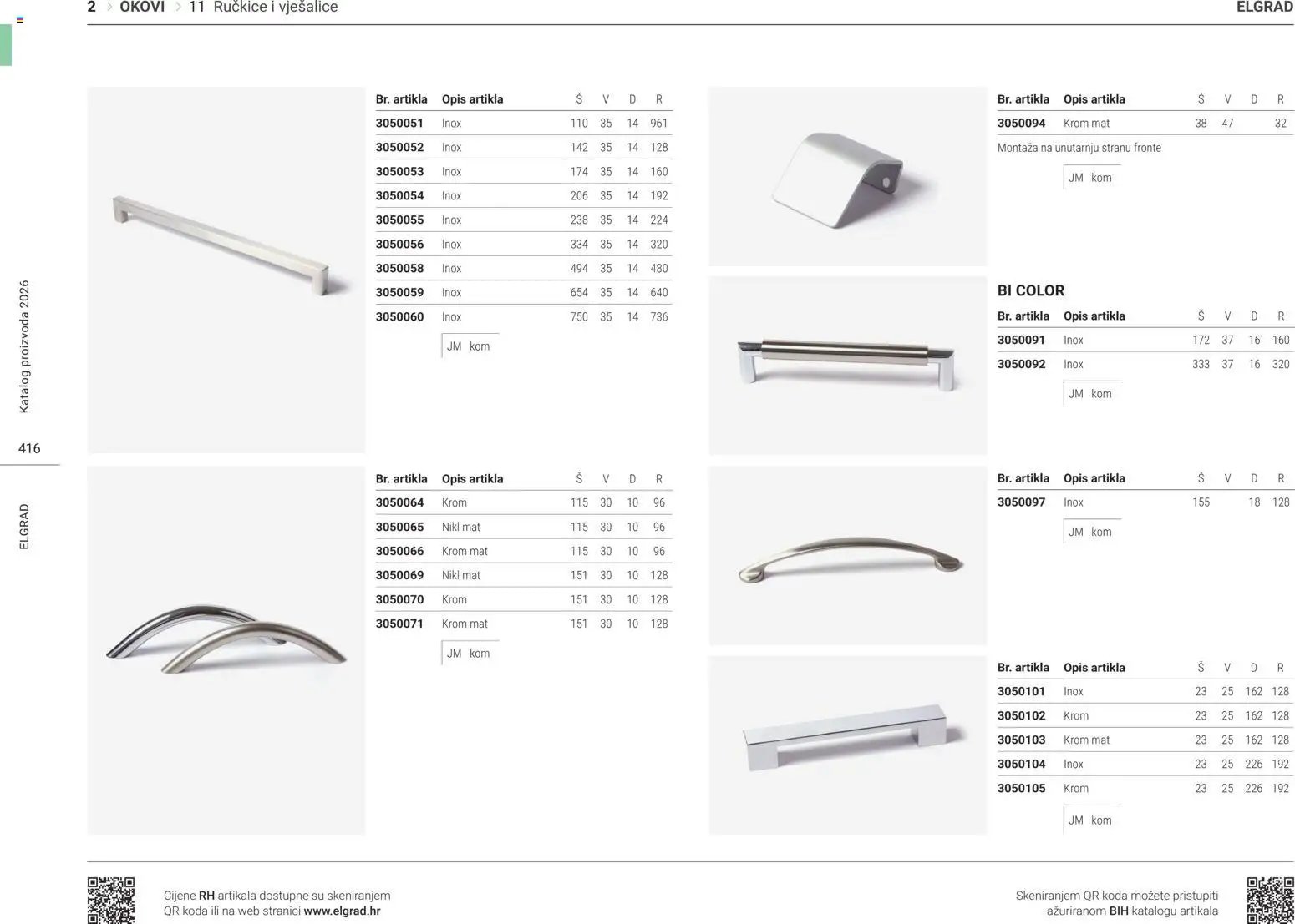 Elgrad - Ručkice i vješalice