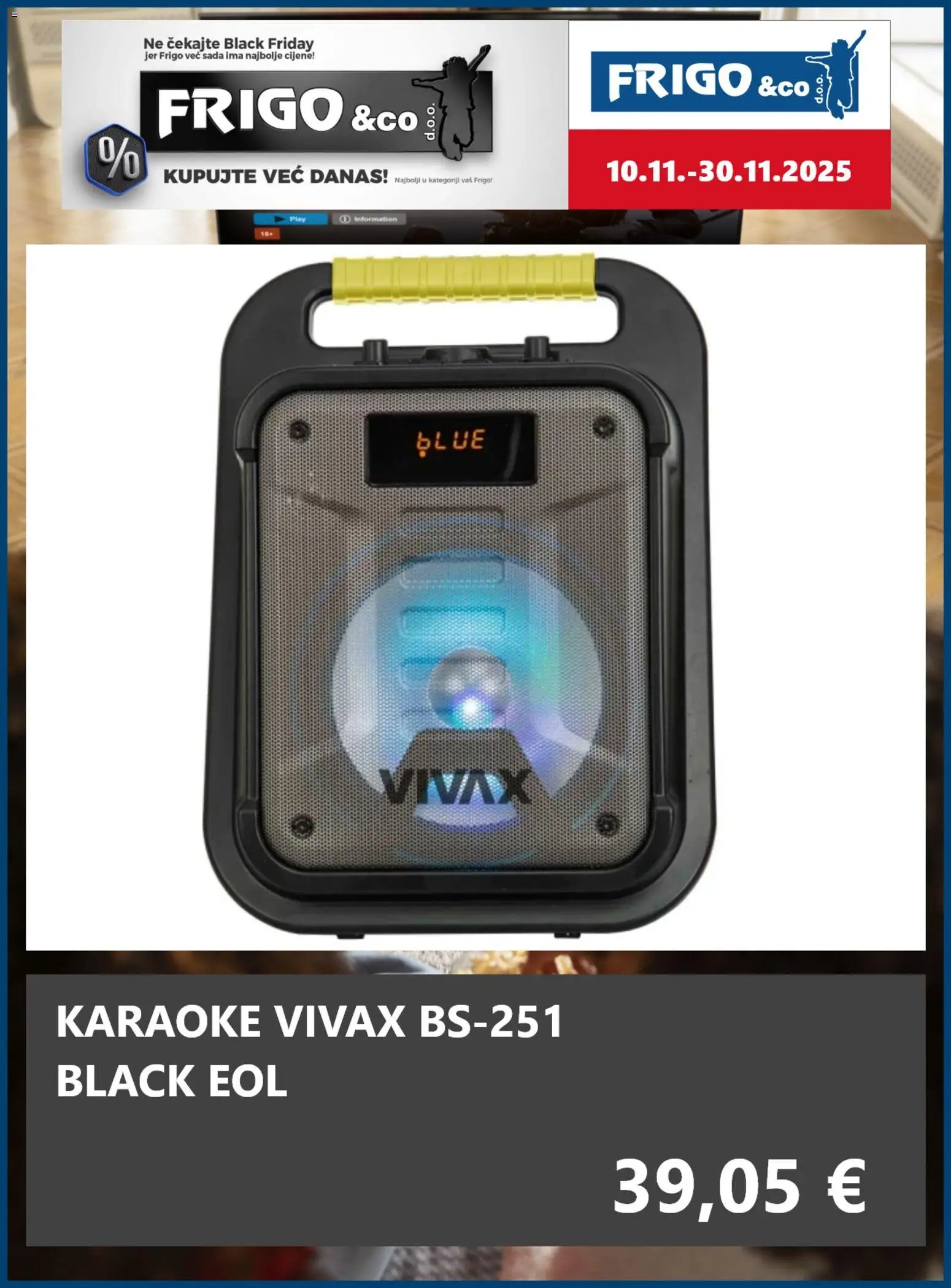 Black Friday FRIGO & Co.