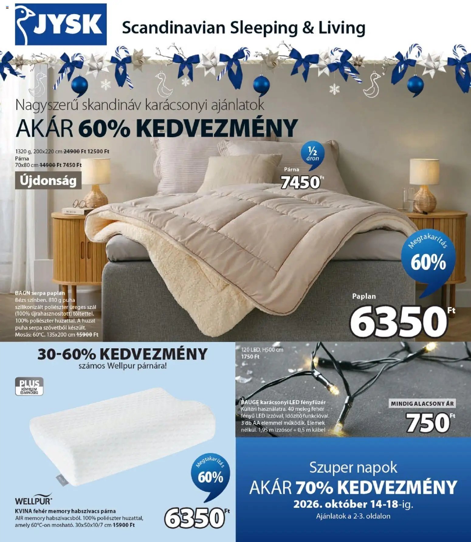 JYSK akciós újság