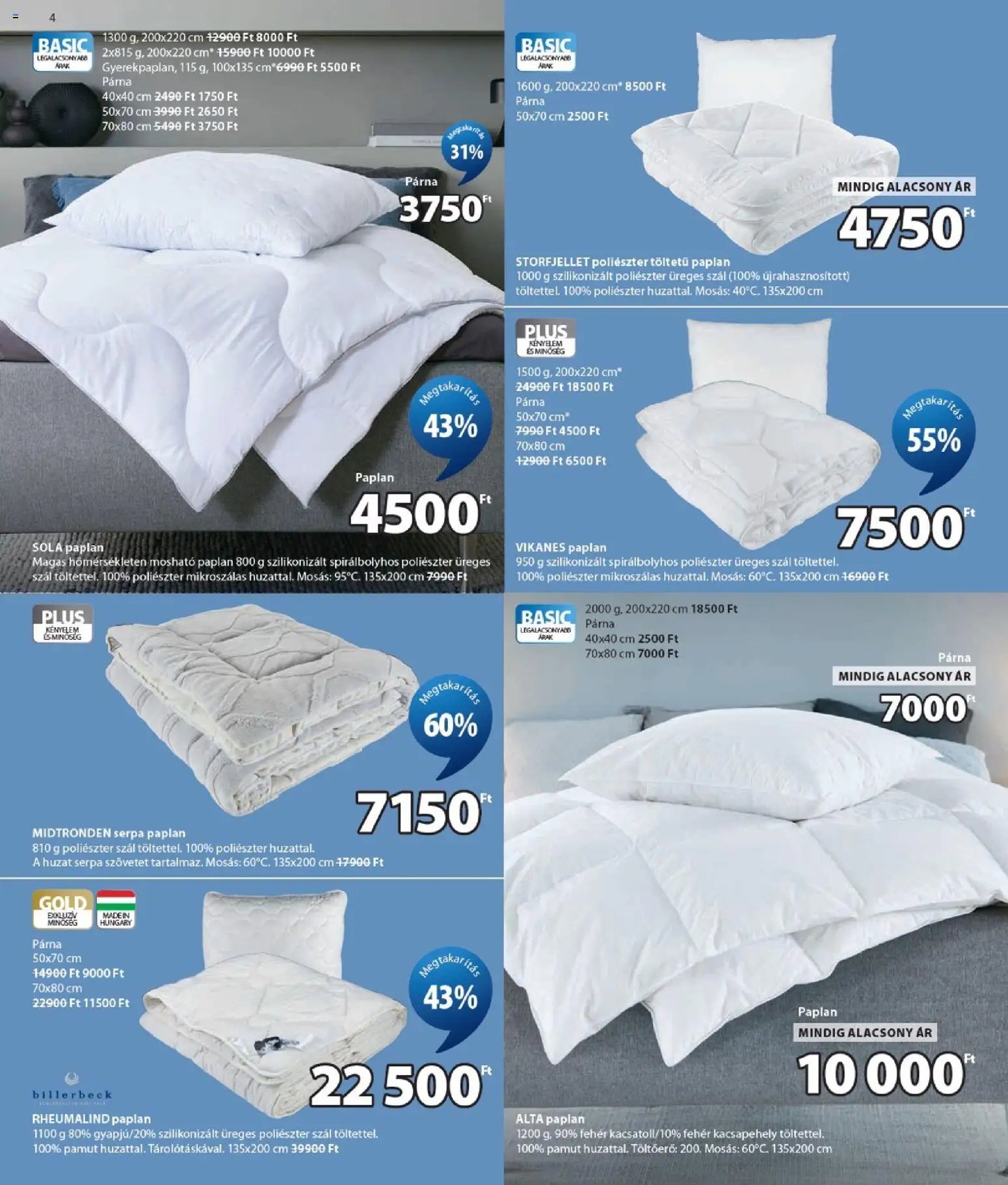 JYSK akciós újság