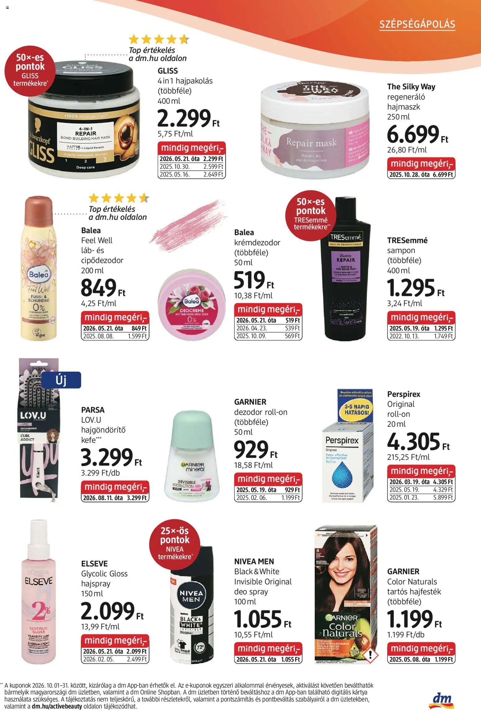 DM Drogerie Markt akciós újság