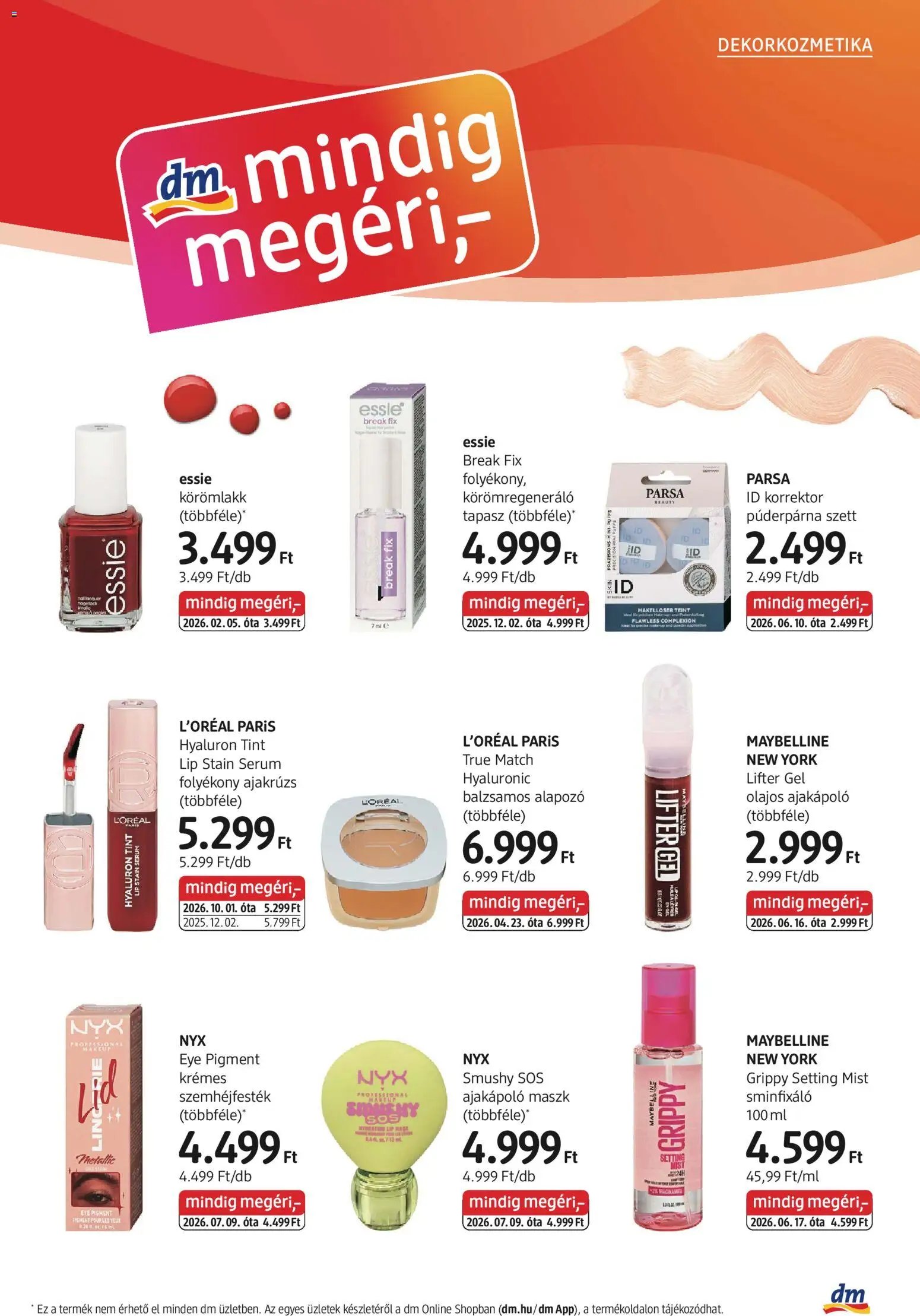 DM Drogerie Markt akciós újság