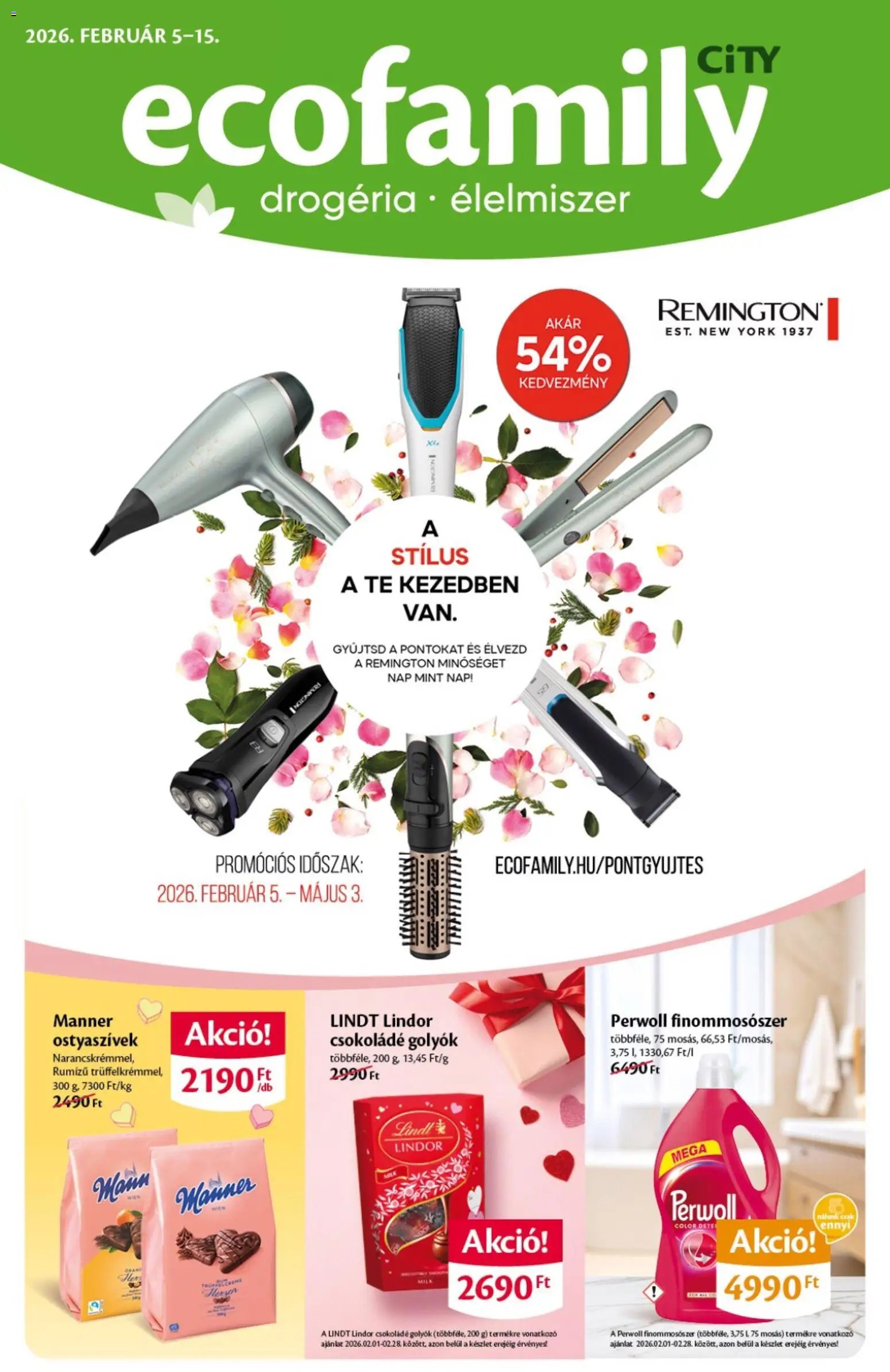 EcoFamily - Aktuális szórólap / City (2026-02-05 - 2026-02-15)