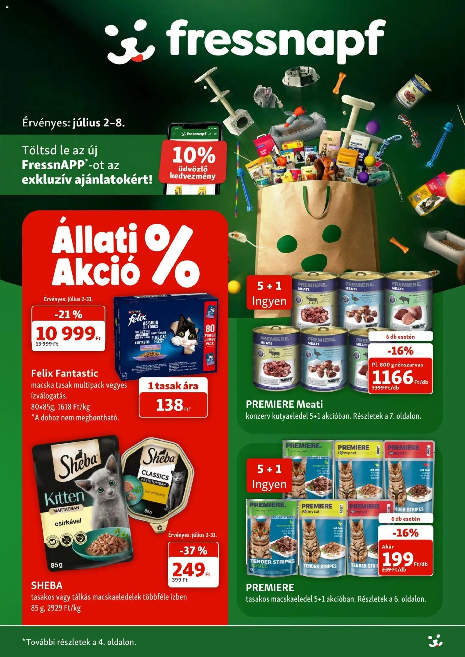 Fressnapf akciós újság
