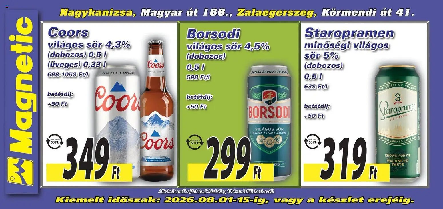 Magnetic Aktuális óriásplakátok