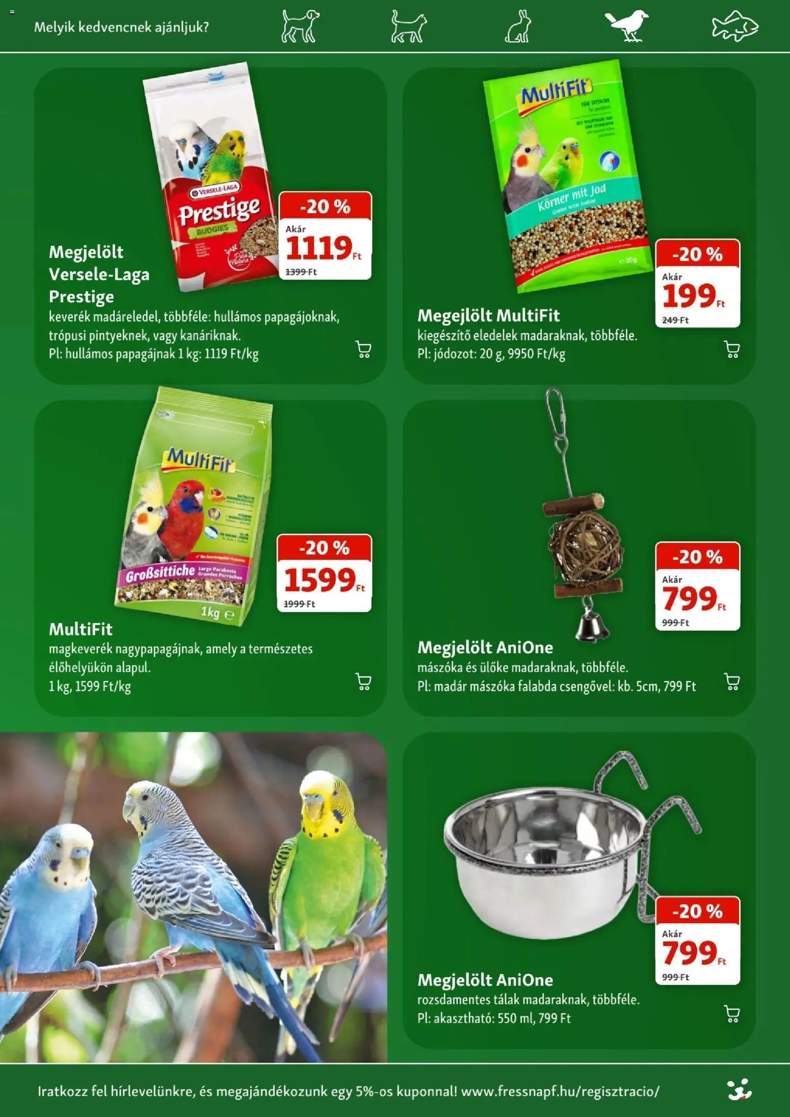 Fressnapf akciós újság