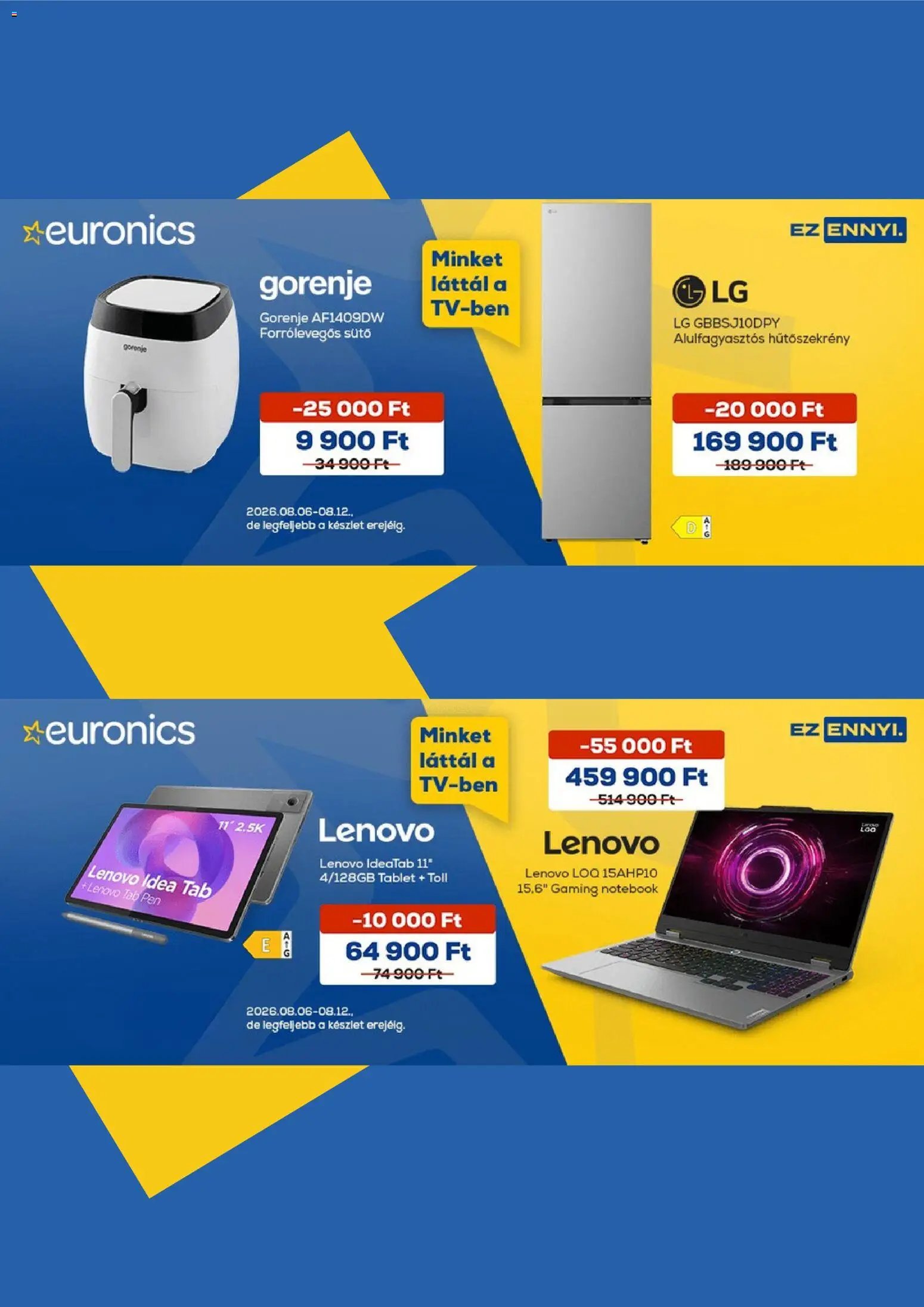 Euronics akciós újság