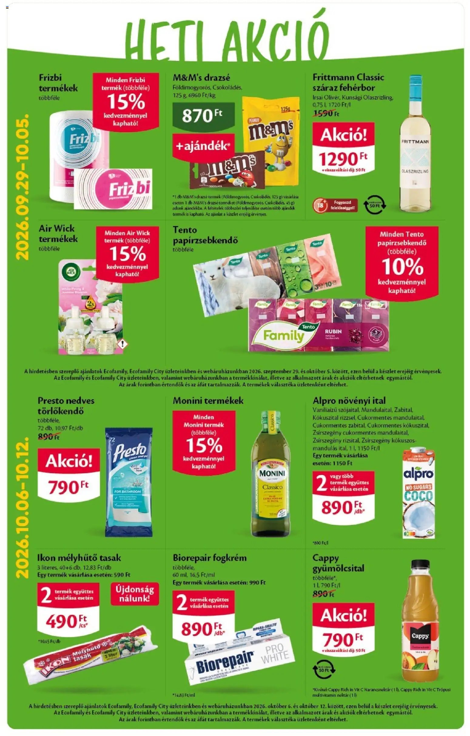 Ecofamily Akciós újság