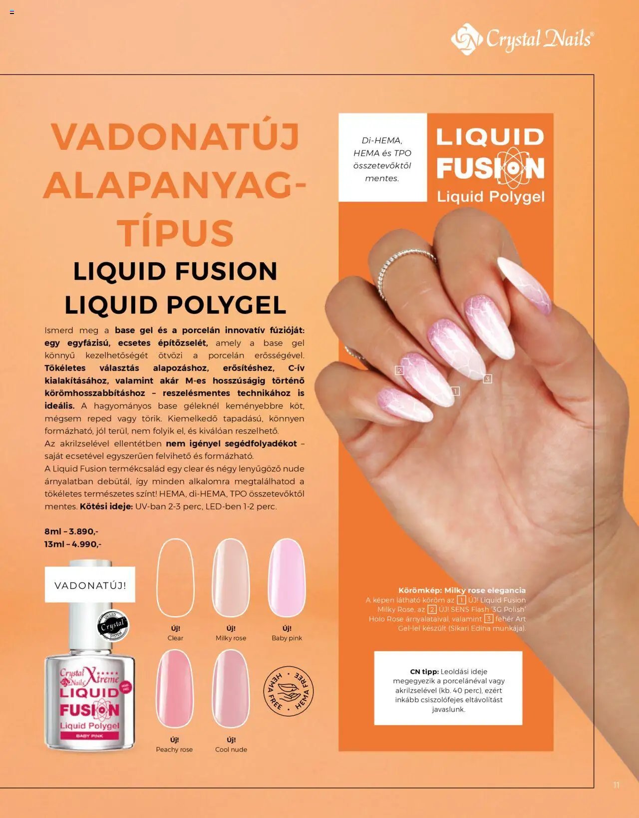 Crystal Nails Akciós újság (2025-06-01 - 2026-08-31)