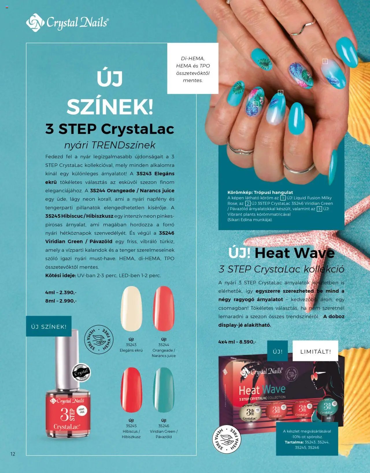 Crystal Nails Akciós újság (2025-06-01 - 2026-08-31)