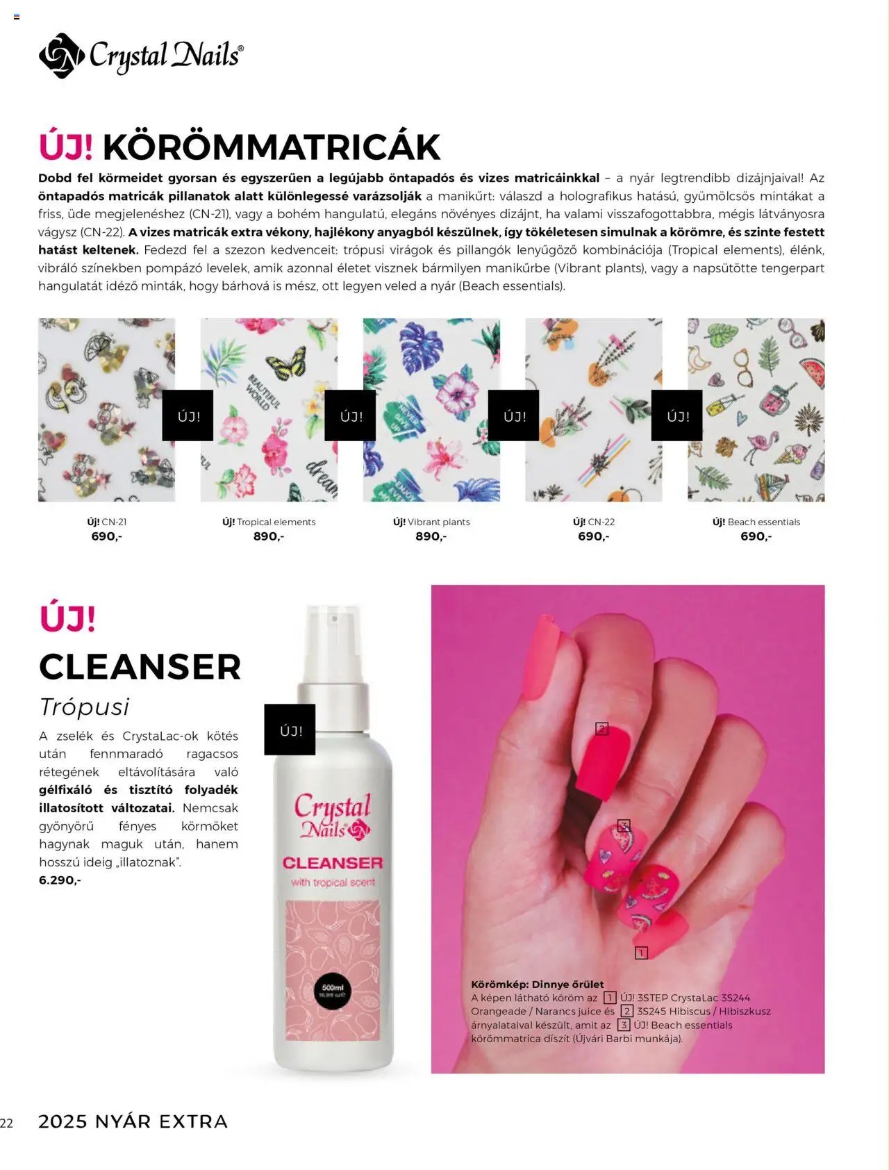 Crystal Nails Akciós újság (2025-06-01 - 2026-08-31)