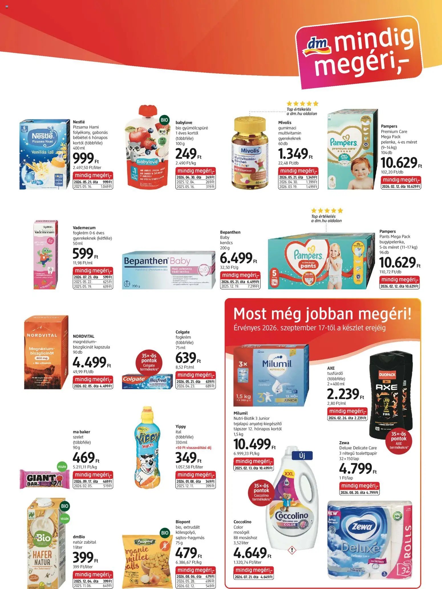 DM Drogerie Markt akciós újság