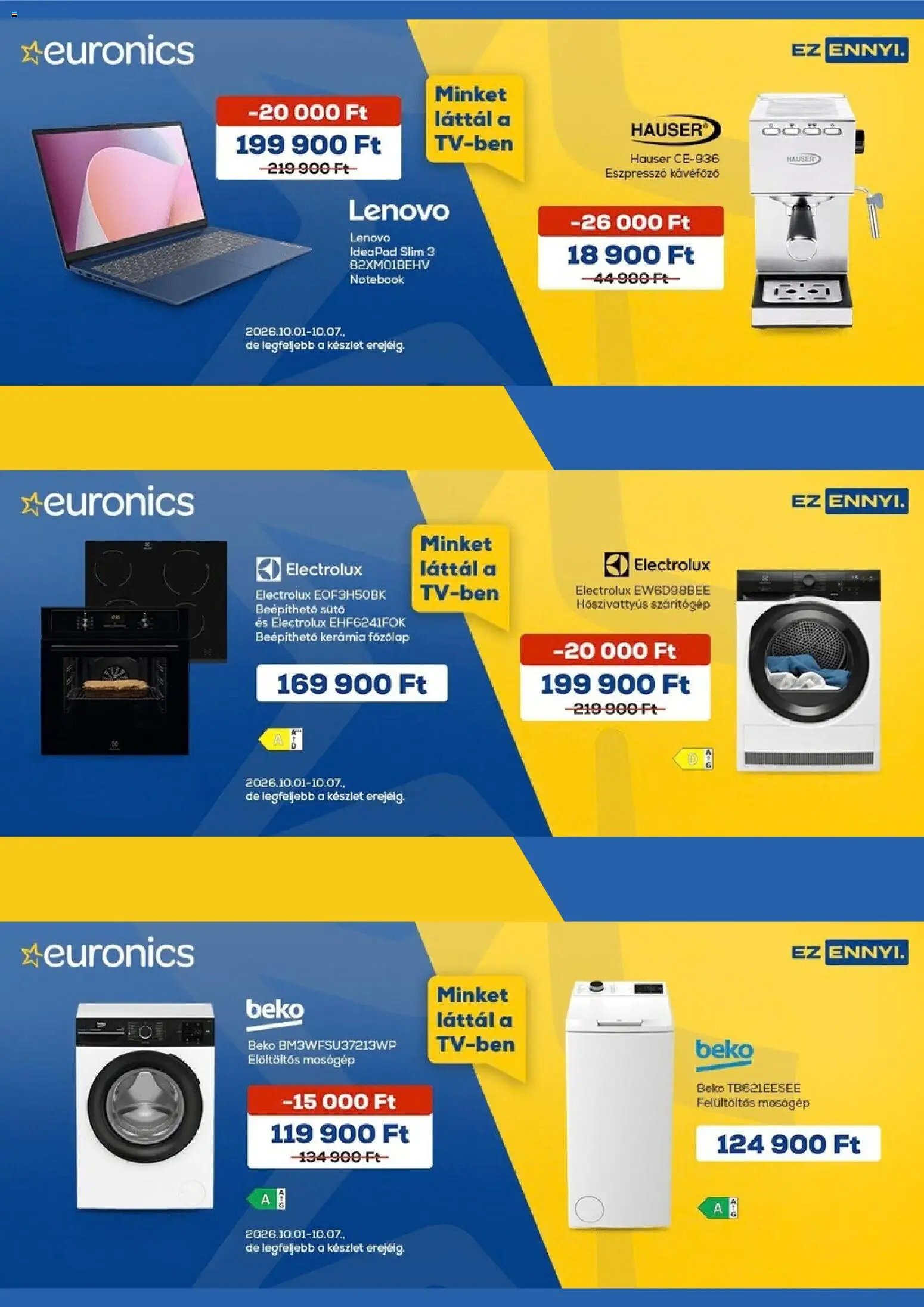 Euronics akciós újság