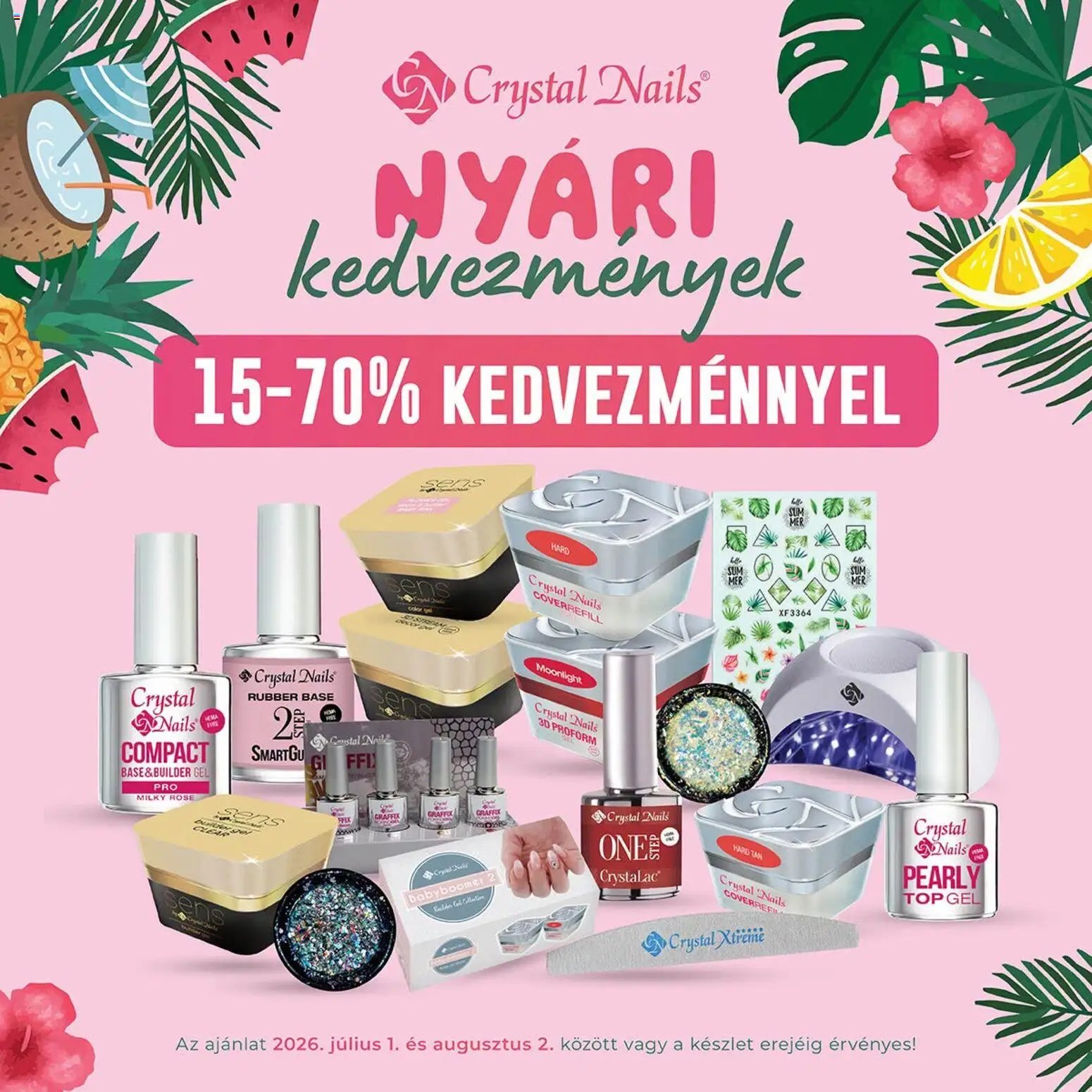 Crystal Nails akciós újság
