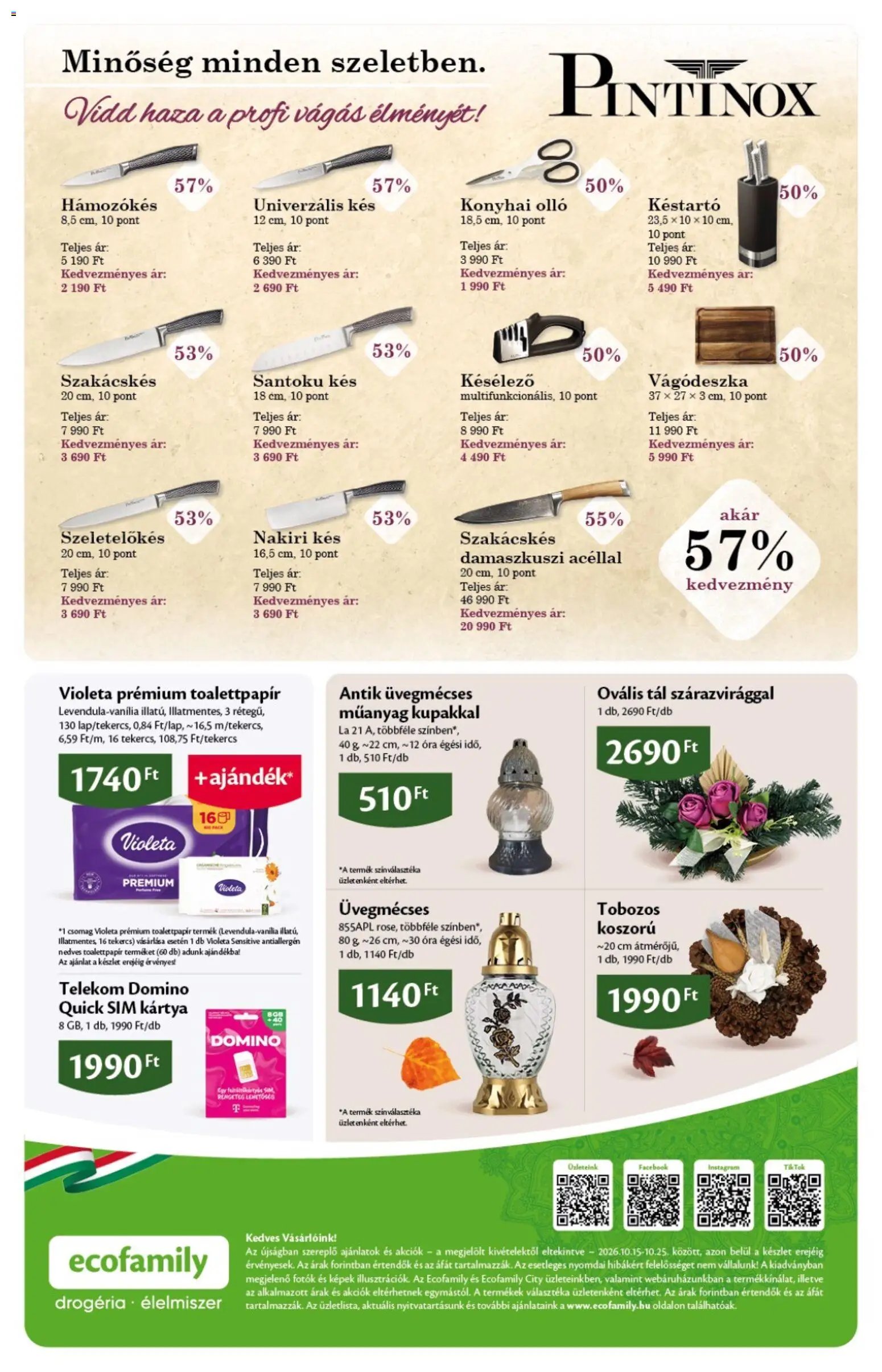 Ecofamily akciós újság