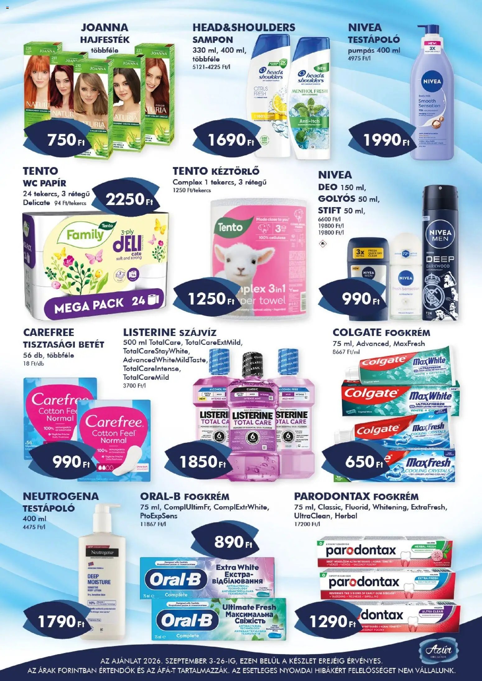 Azur akciós újság