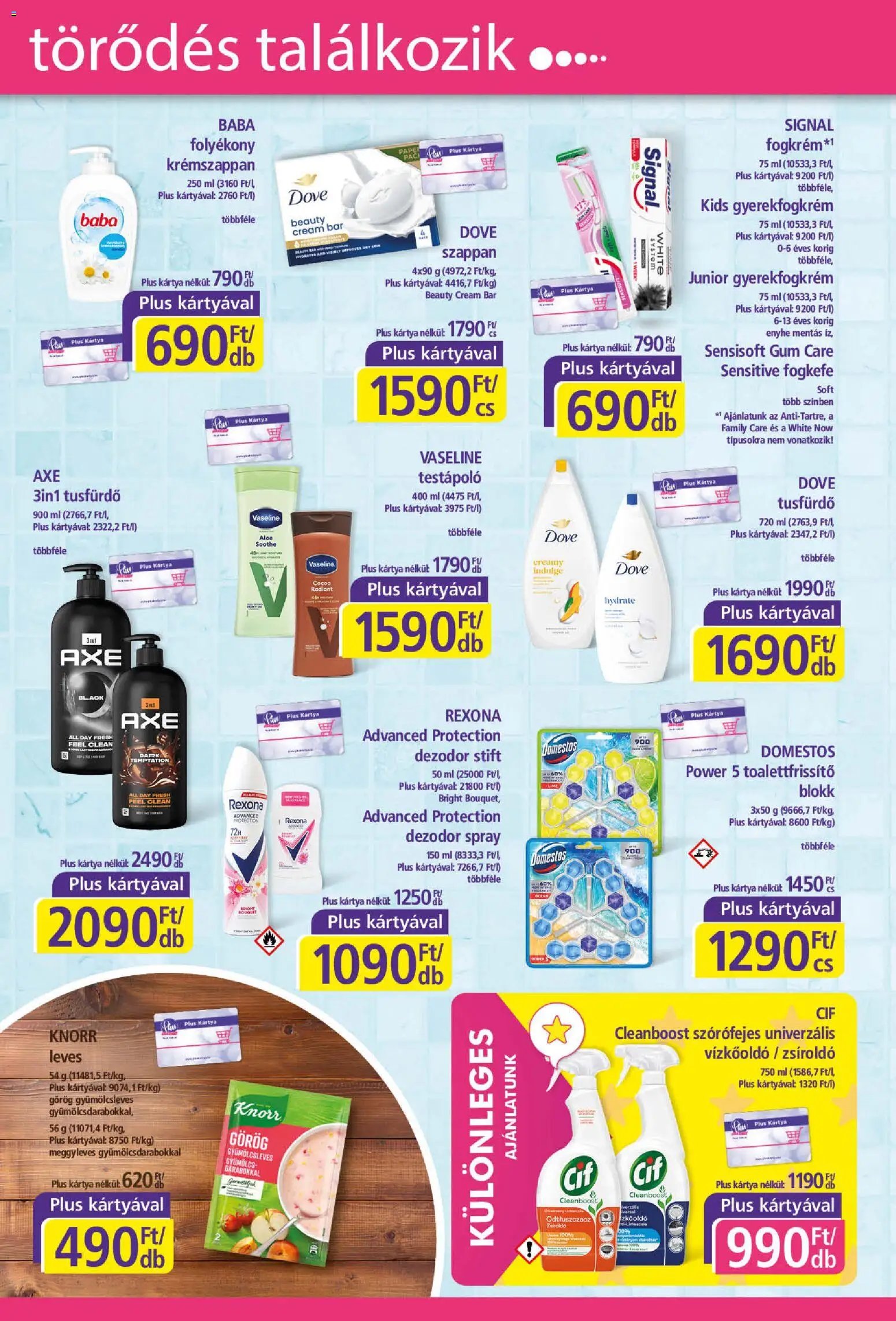 Plus Market akciós újság