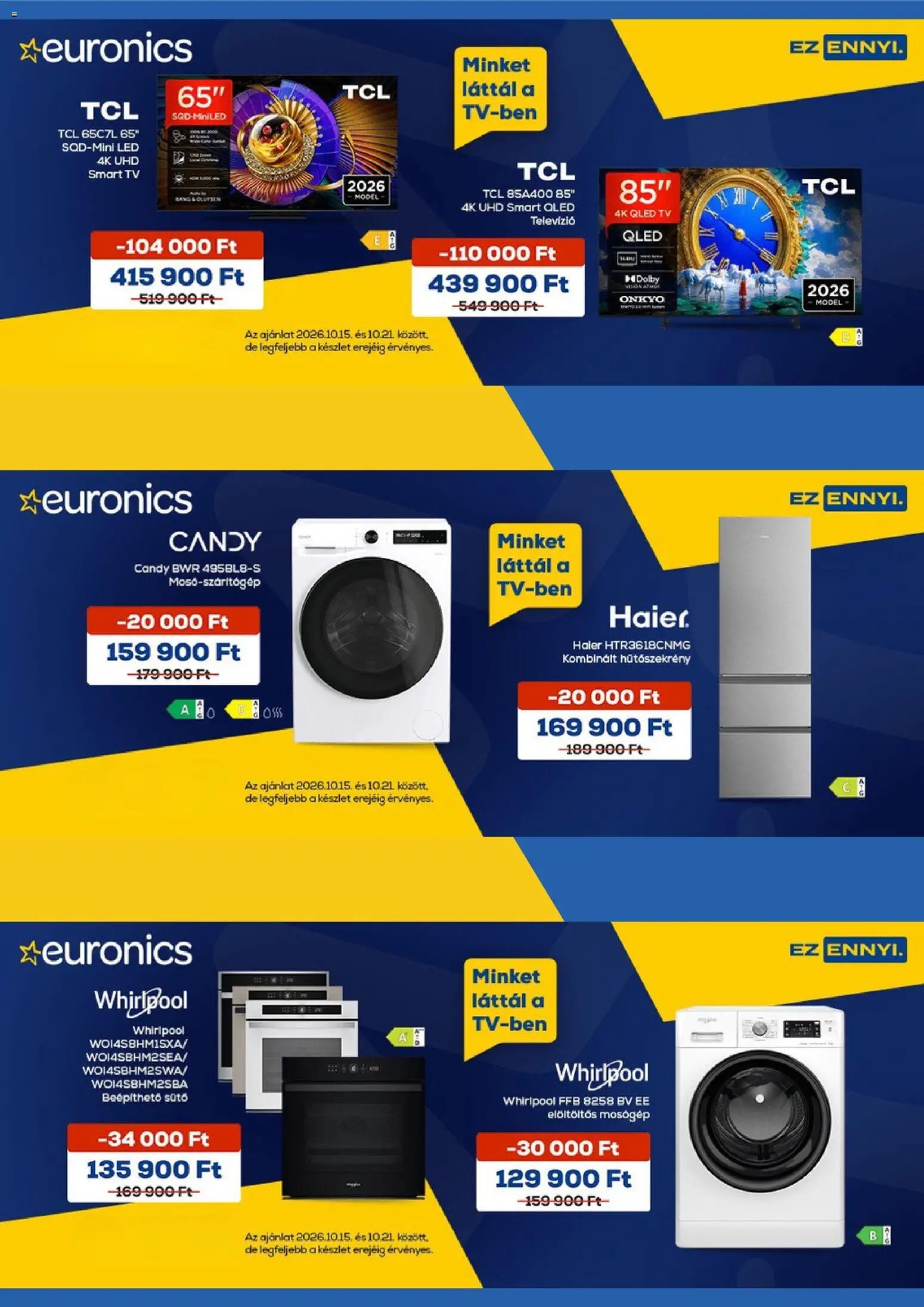 Euronics akciós újság