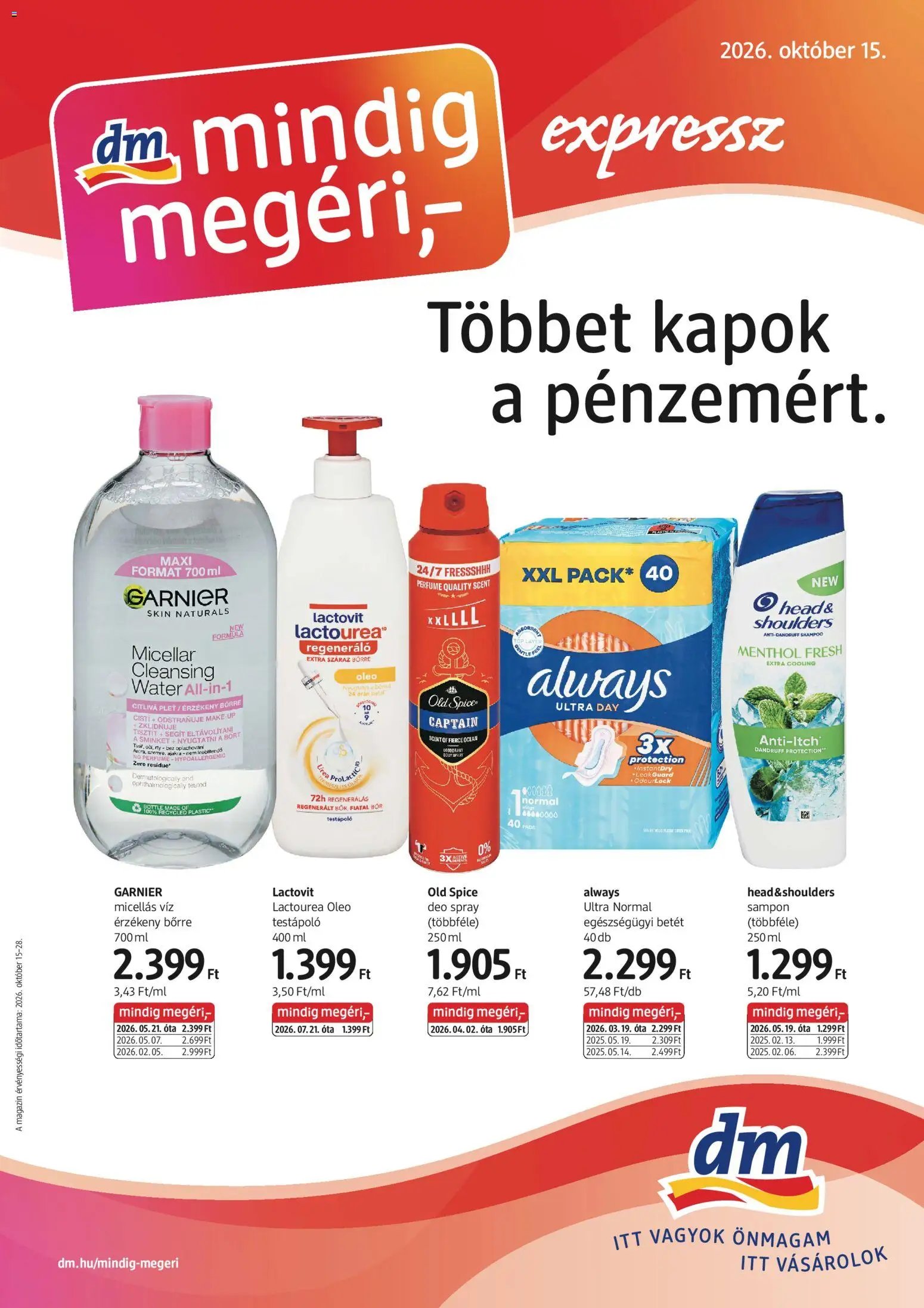 DM Drogerie Markt akciós újság
