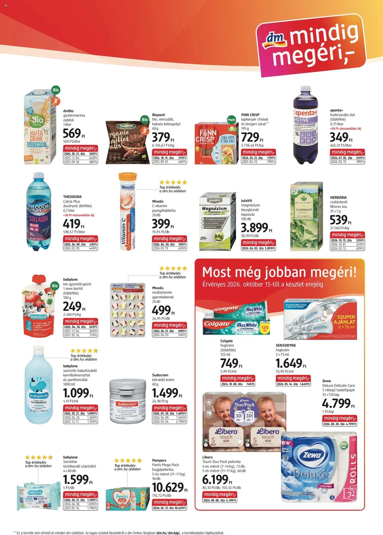 DM Drogerie Markt akciós újság