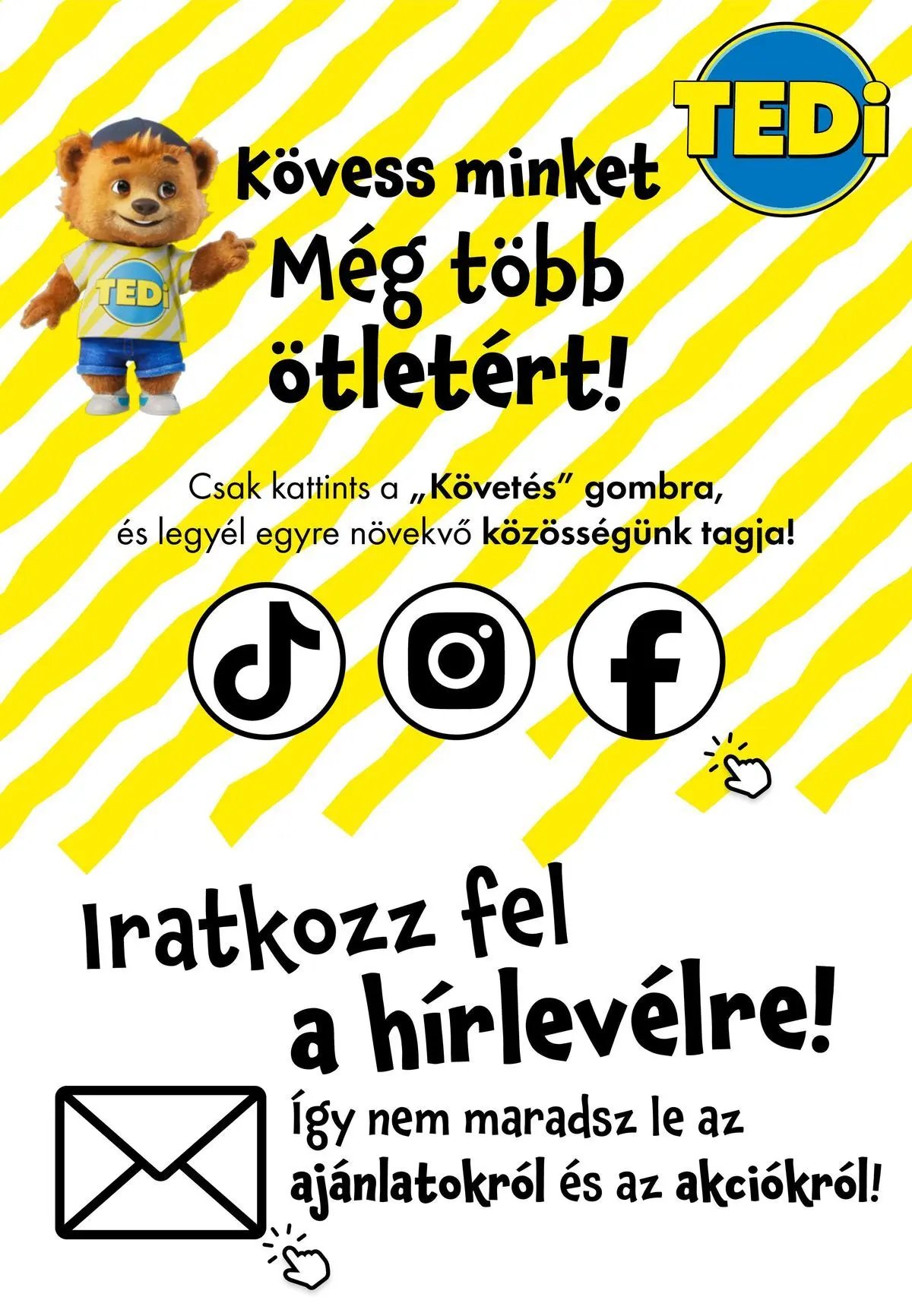 TEDi akciós újság Új nyitás Nyíregyháza