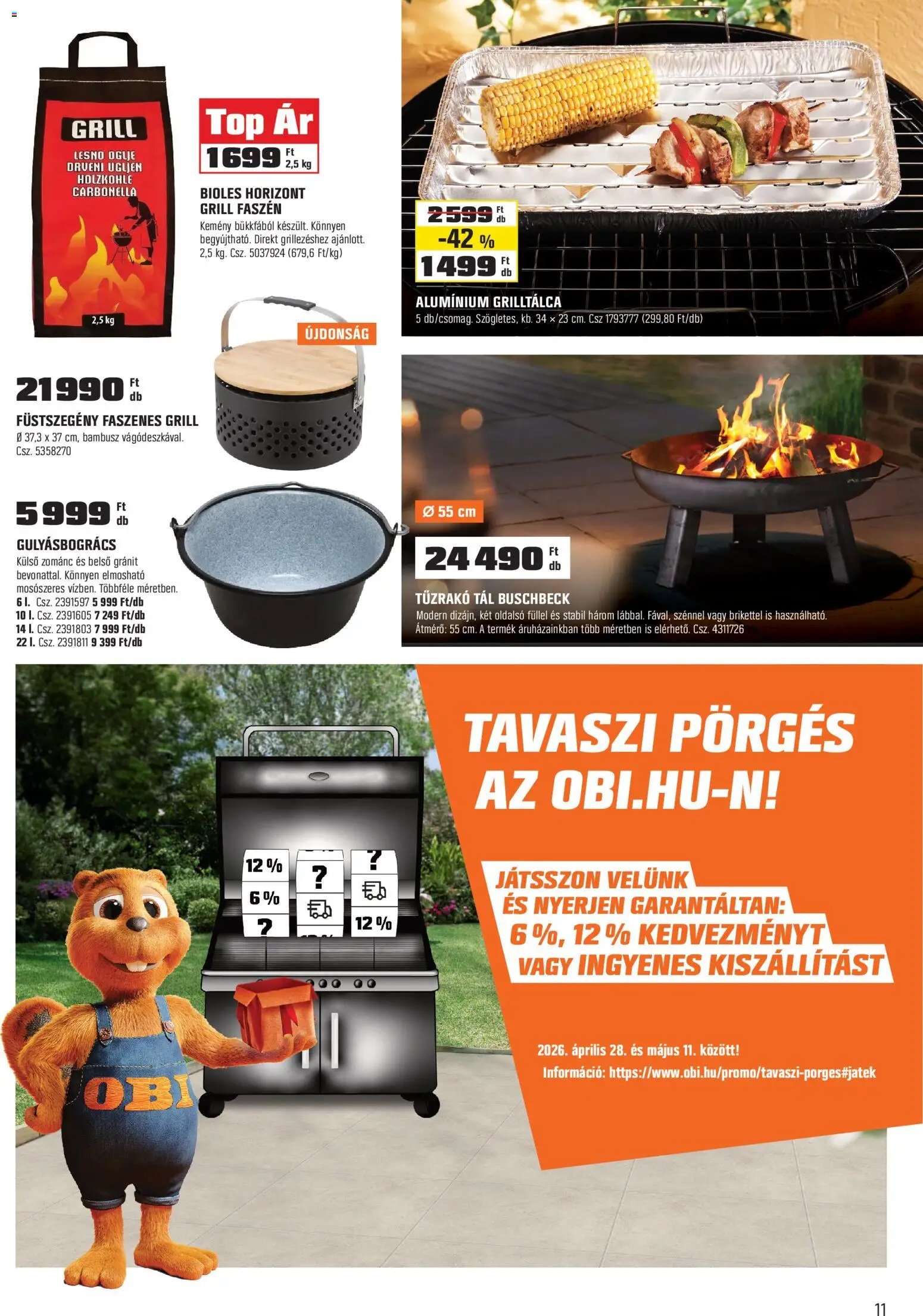 OBI akciós újság (2026-04-28 - 2026-05-31)