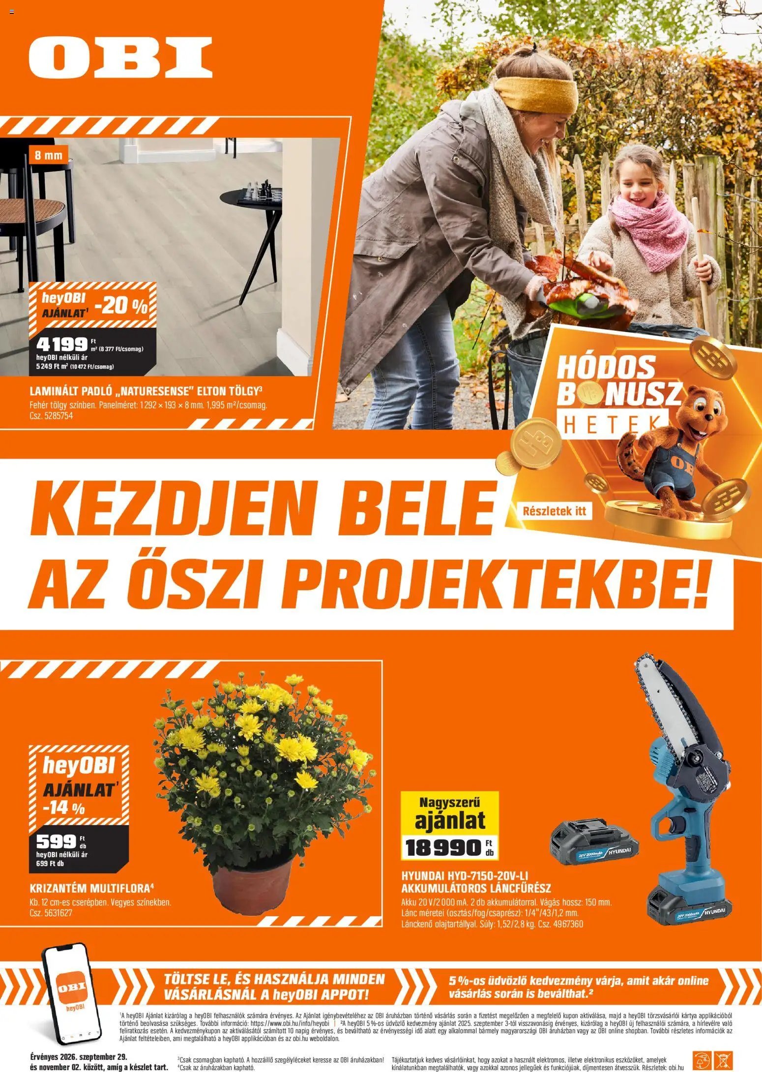 OBI akciós újság