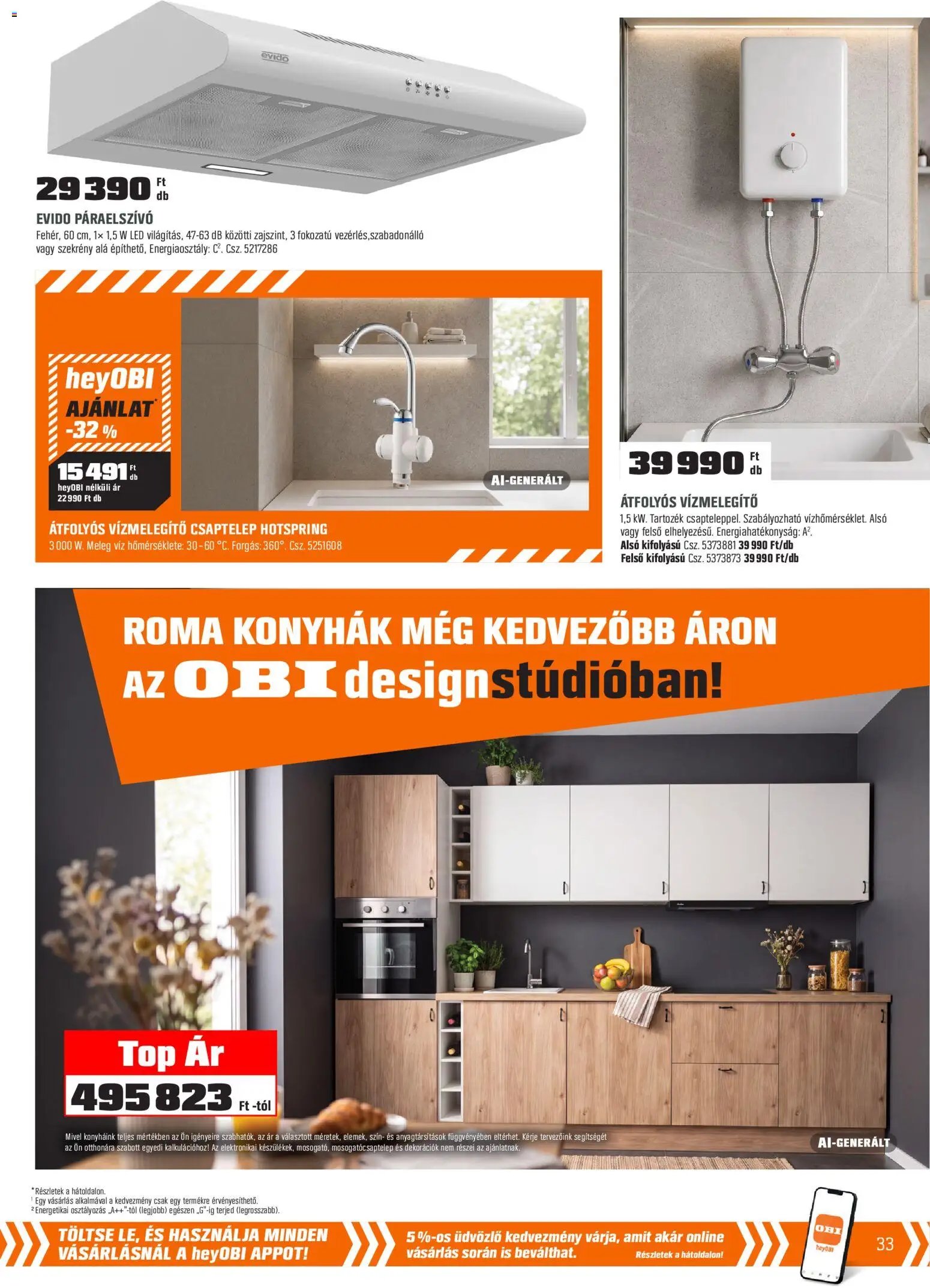 OBI akciós újság