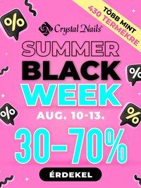 Crystal Nails Summer Black Week