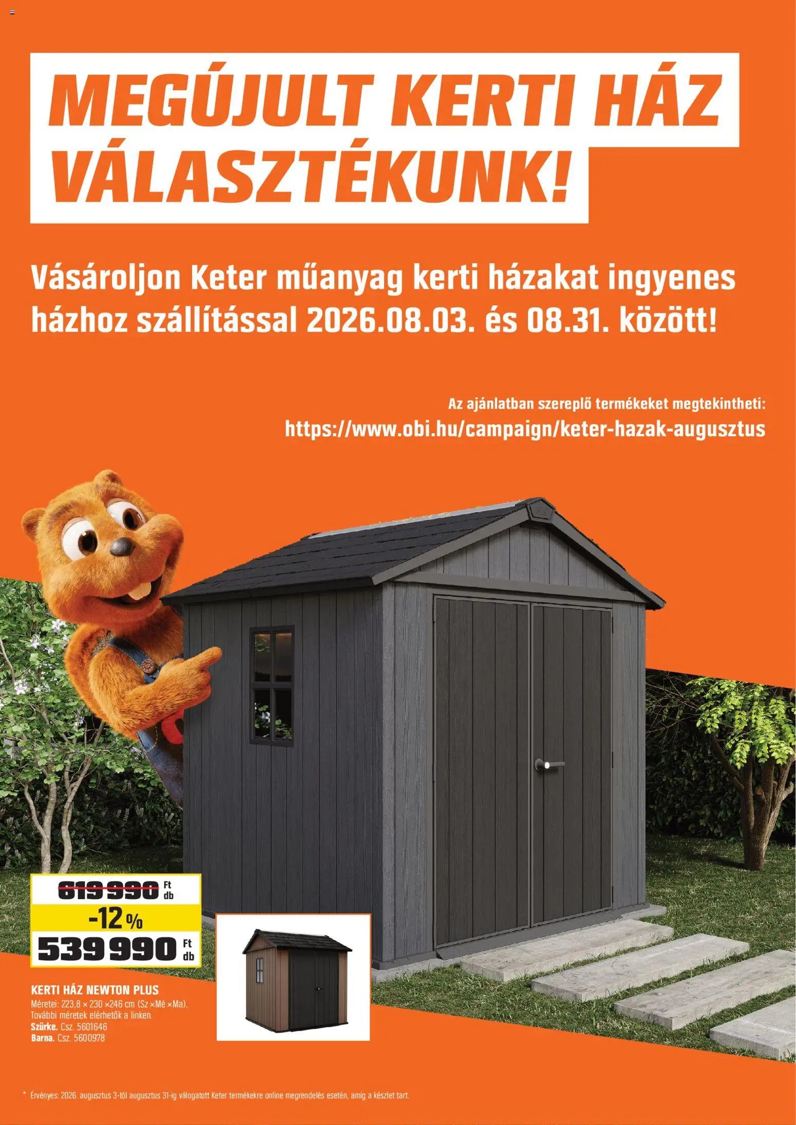 OBI Vigye haza a nyarat! Budaörs