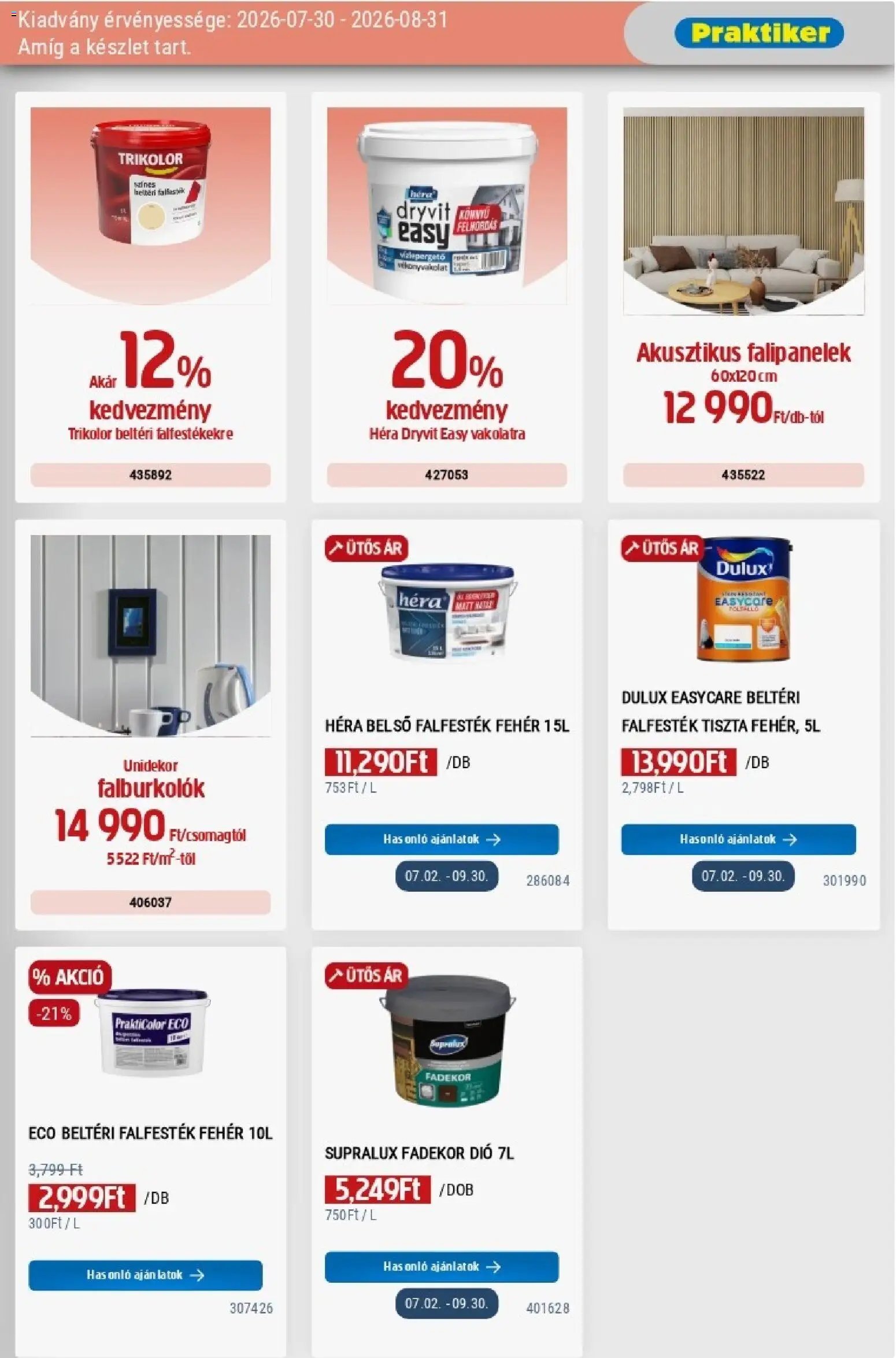 Praktiker akciós újság