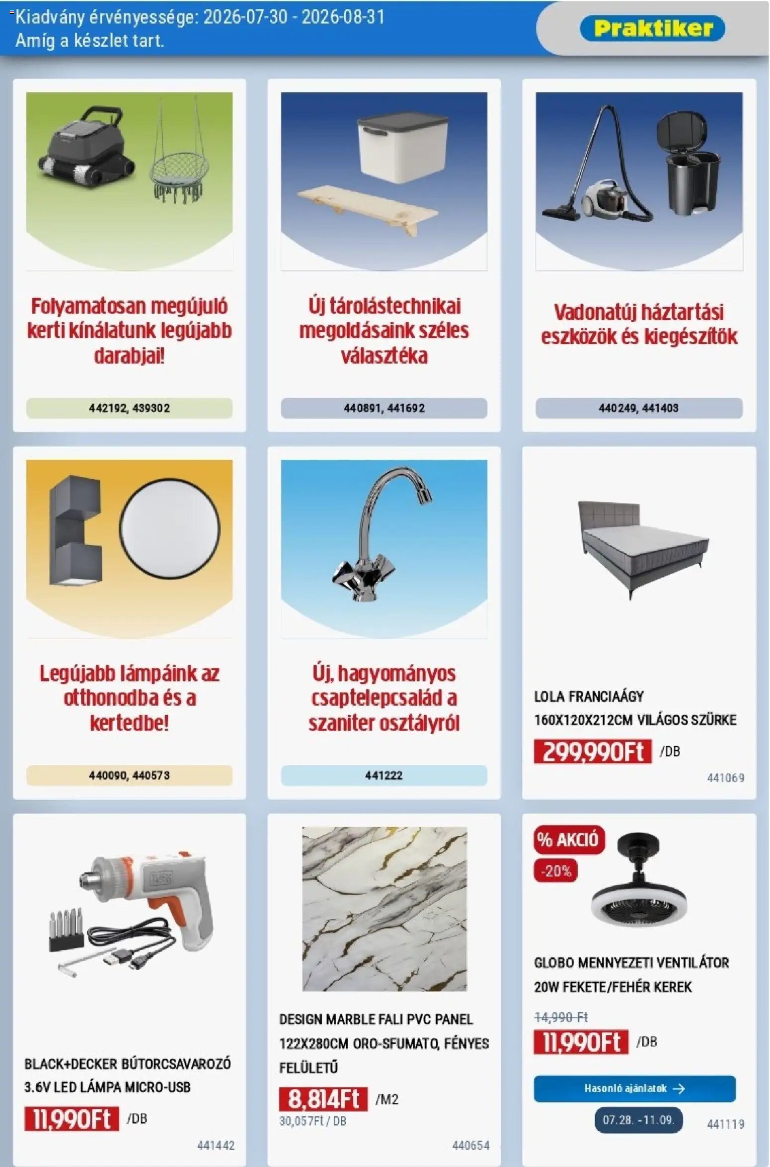 Praktiker akciós újság