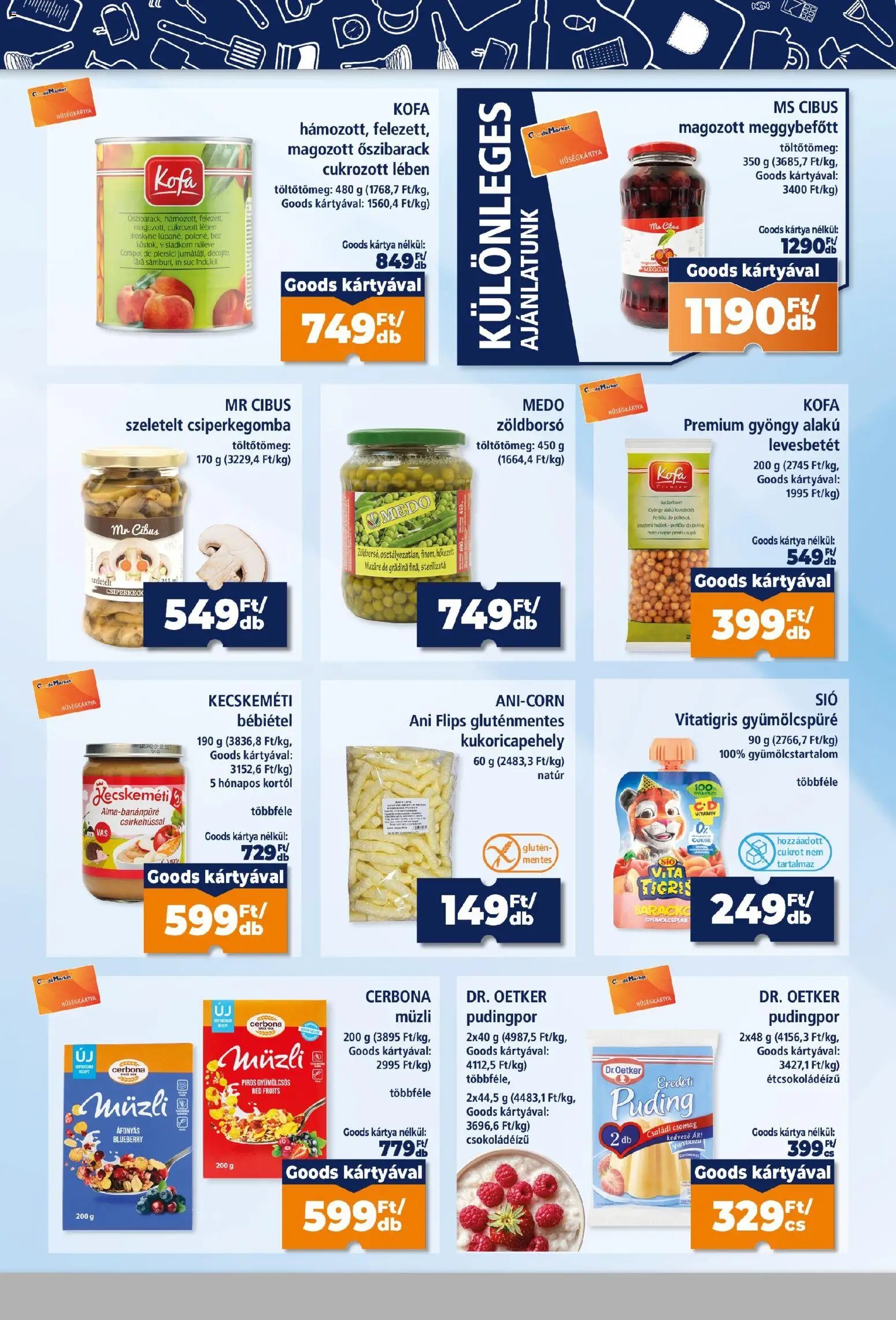 Goods Market Hűségkártyás ajánlataink