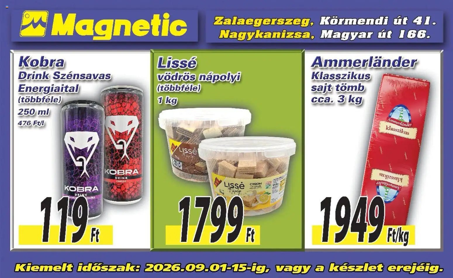 Magnetic Aktuális óriásplakátok